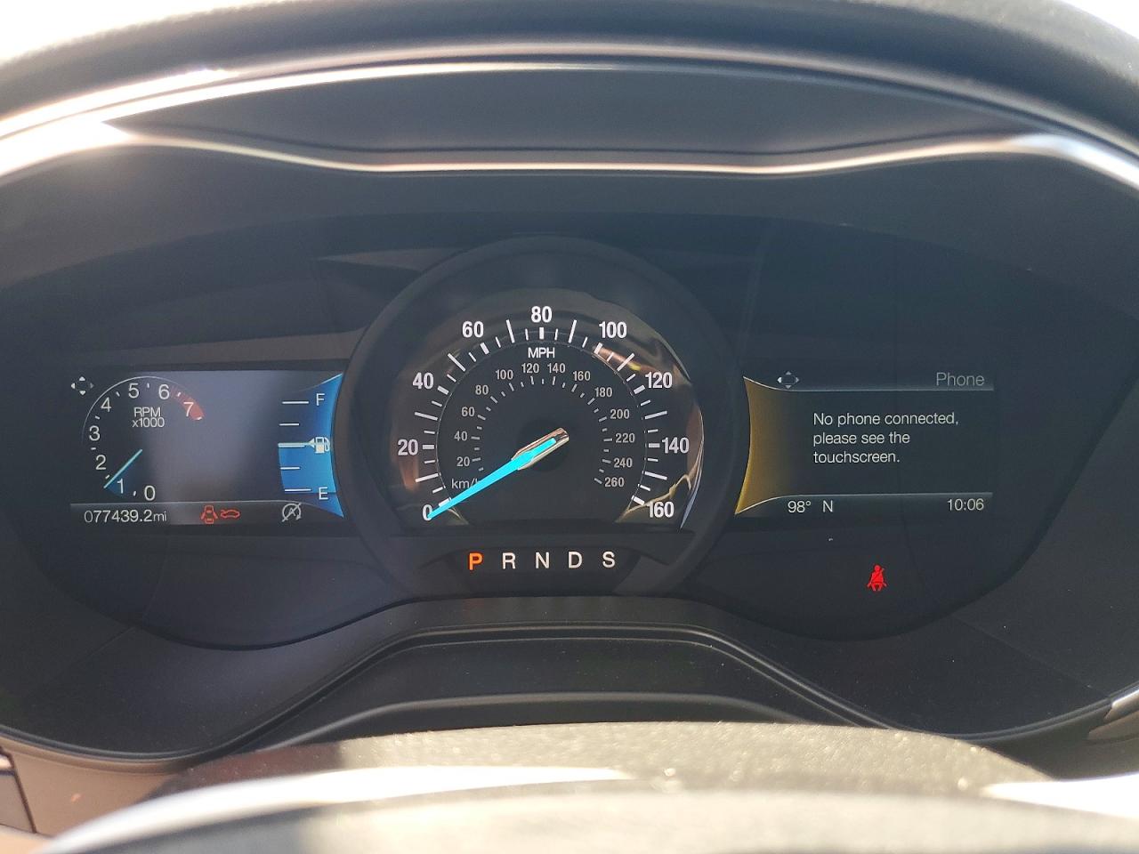 2019 Ford Fusion Se White vin: 3FA6P0HD8KR135362
