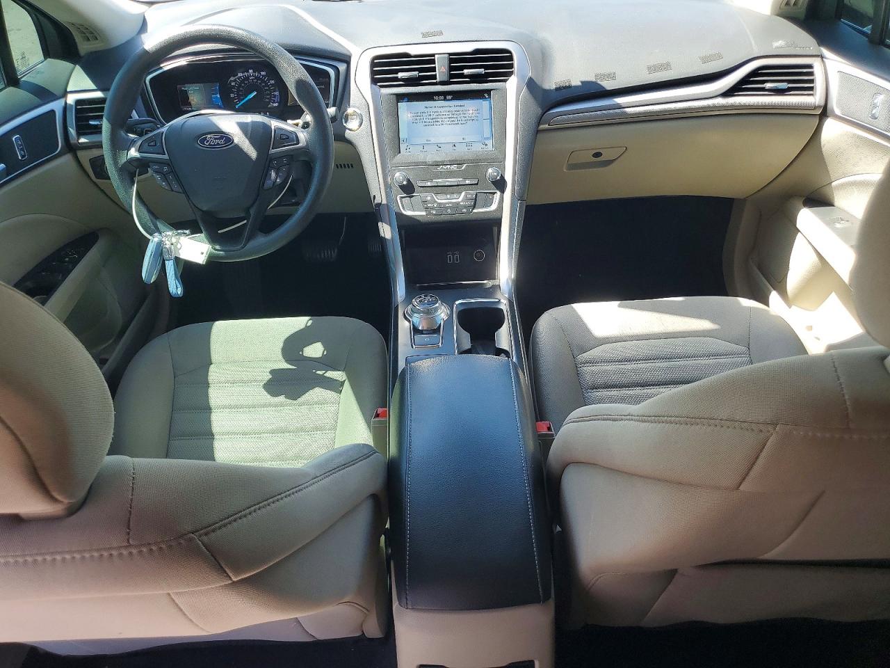 2019 Ford Fusion Se White vin: 3FA6P0HD8KR135362