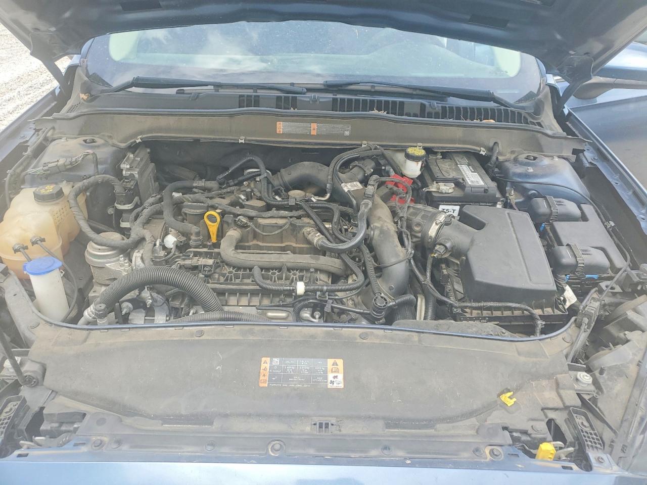 2019 Ford Fusion Se Blue vin: 3FA6P0HD8KR213414