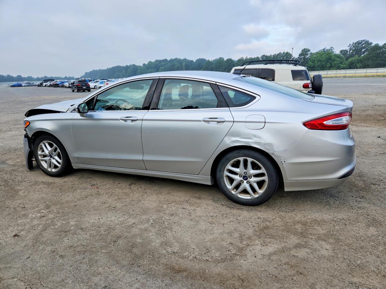 2014 Ford Fusion Se Silver vin: 3FA6P0HD9ER115738