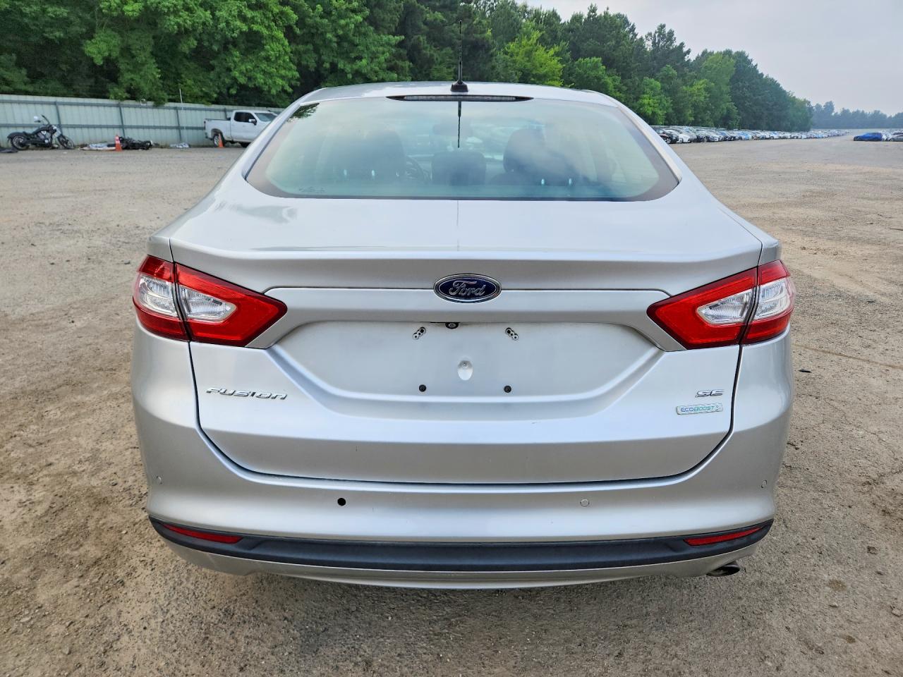 2014 Ford Fusion Se Silver vin: 3FA6P0HD9ER115738