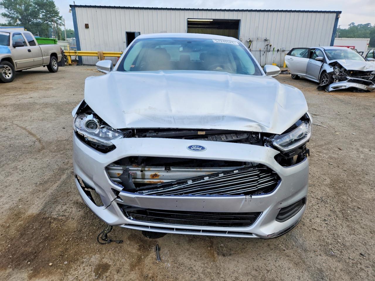 2014 Ford Fusion Se Silver vin: 3FA6P0HD9ER115738