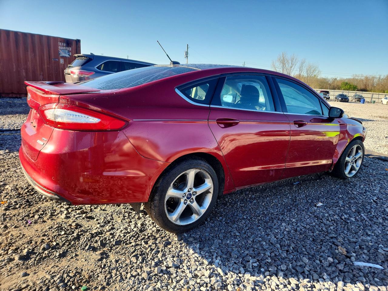 2014 Ford Fusion Se Red vin: 3FA6P0HD9ER155320