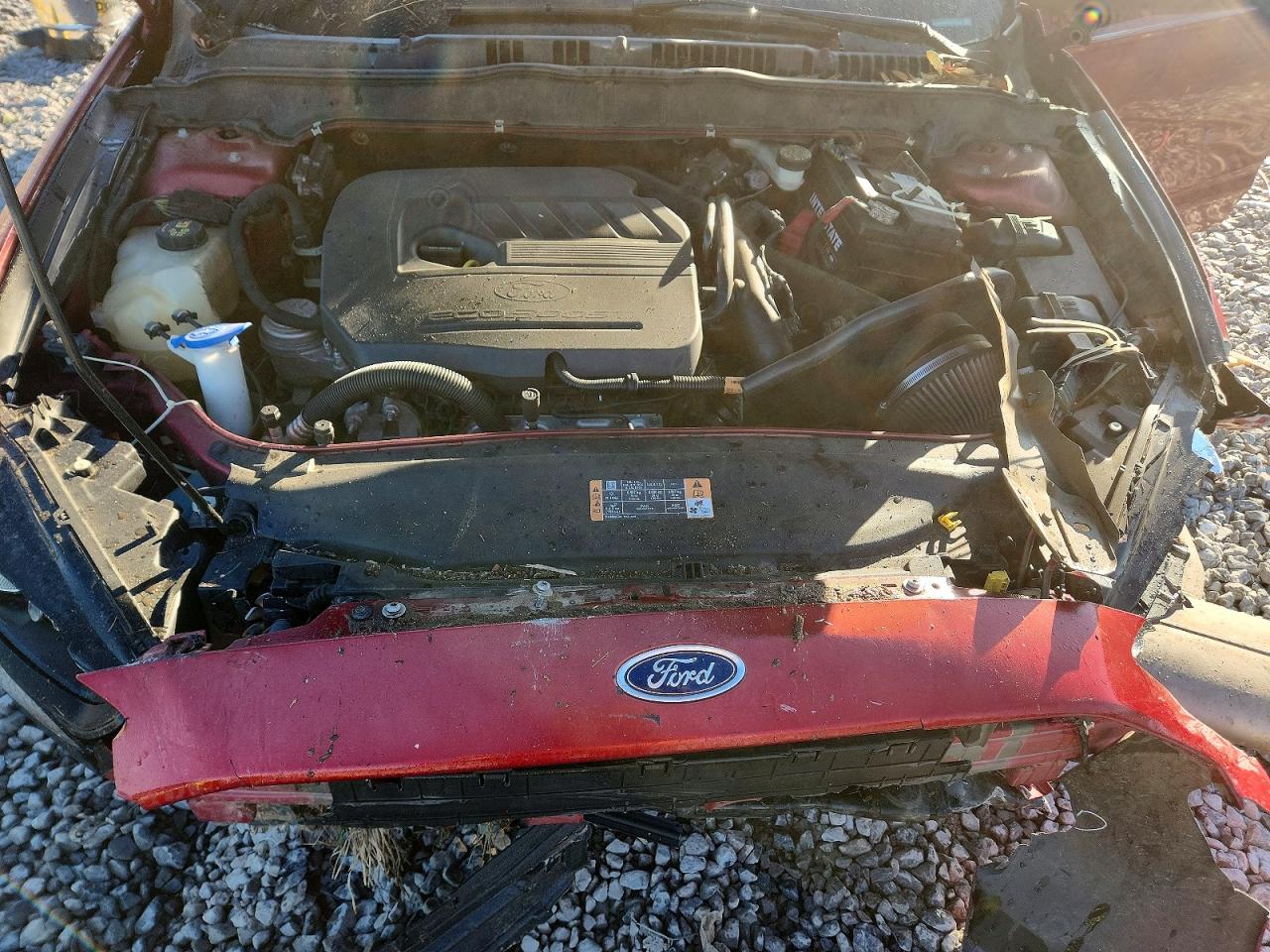 2014 Ford Fusion Se Red vin: 3FA6P0HD9ER155320