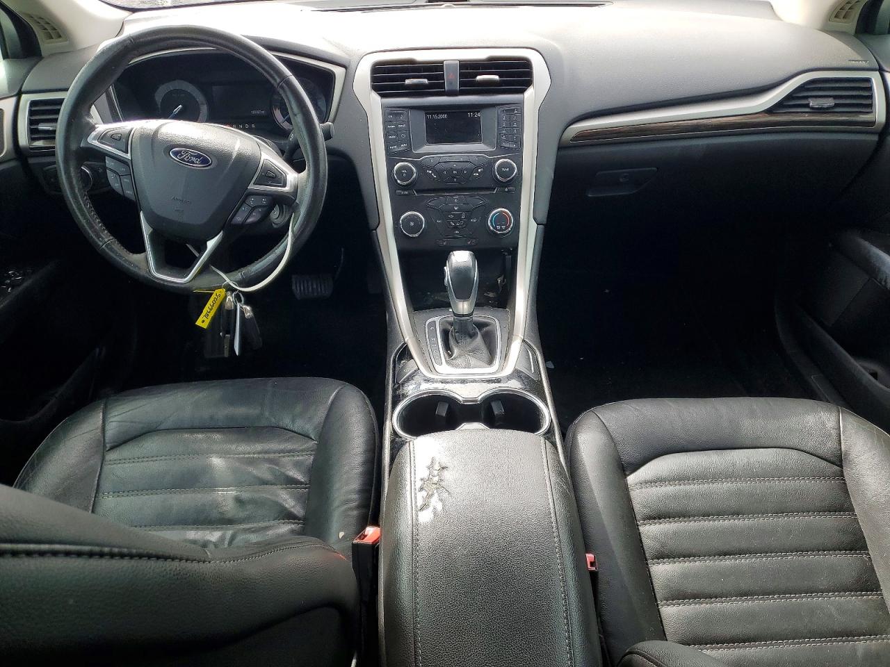 2014 Ford Fusion Se Gray vin: 3FA6P0HD9ER200952
