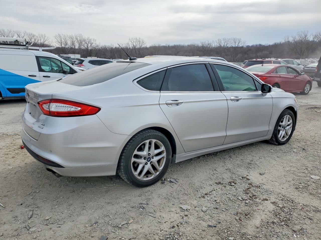 2014 Ford Fusion Se Gray vin: 3FA6P0HD9ER200952