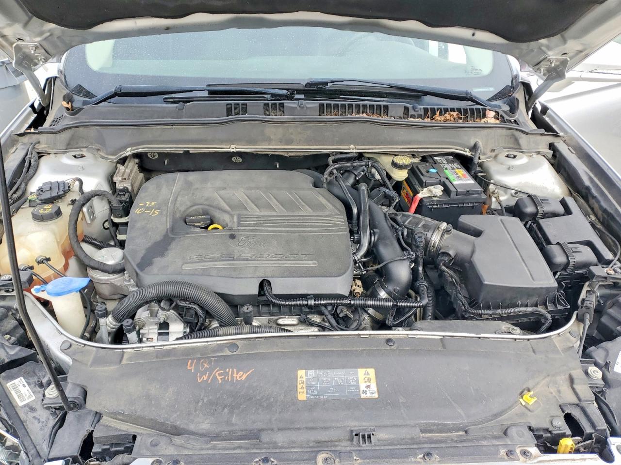 2014 Ford Fusion Se Gray vin: 3FA6P0HD9ER200952