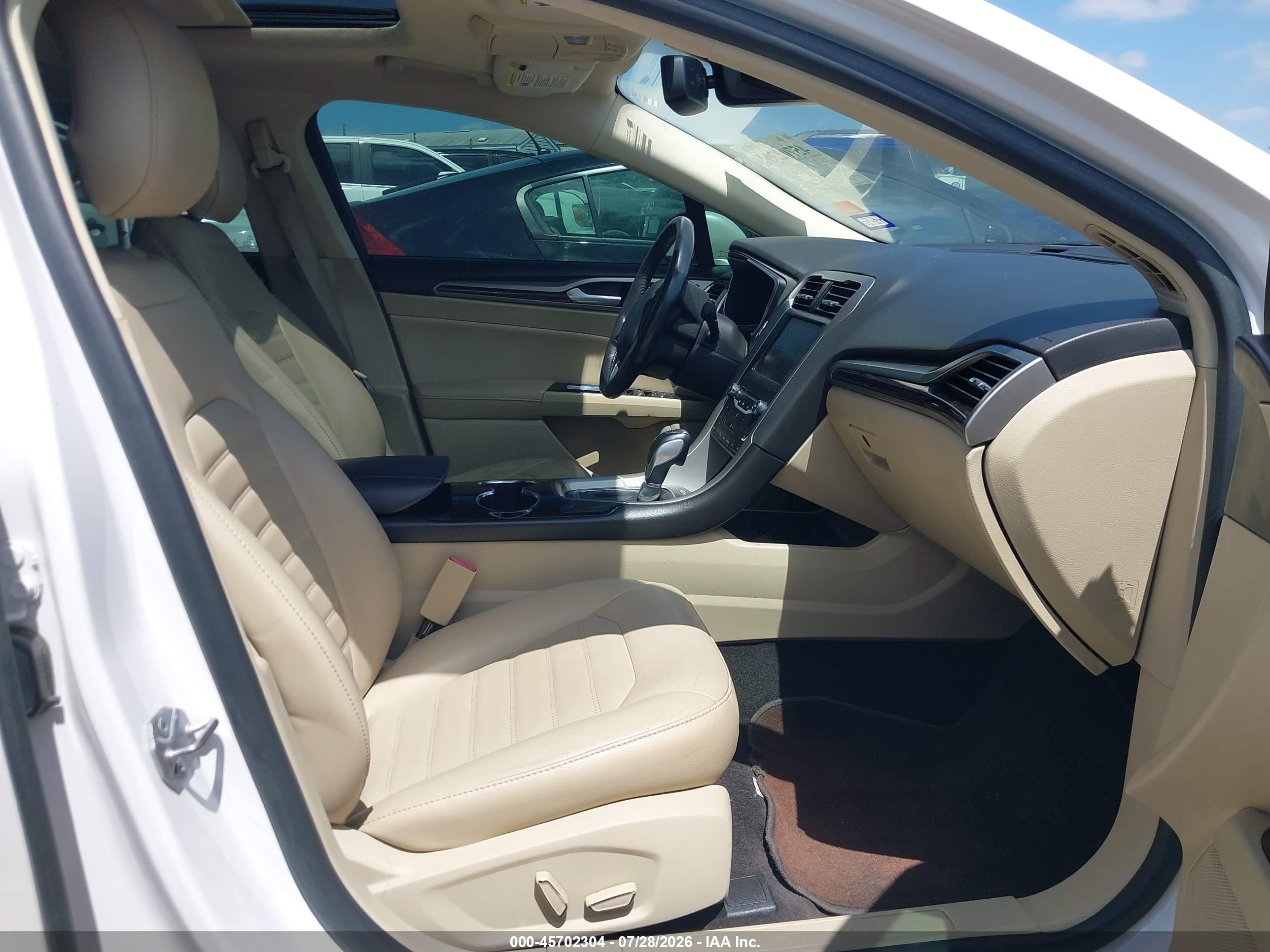 2014 Ford Fusion Se White vin: 3FA6P0HD9ER211708