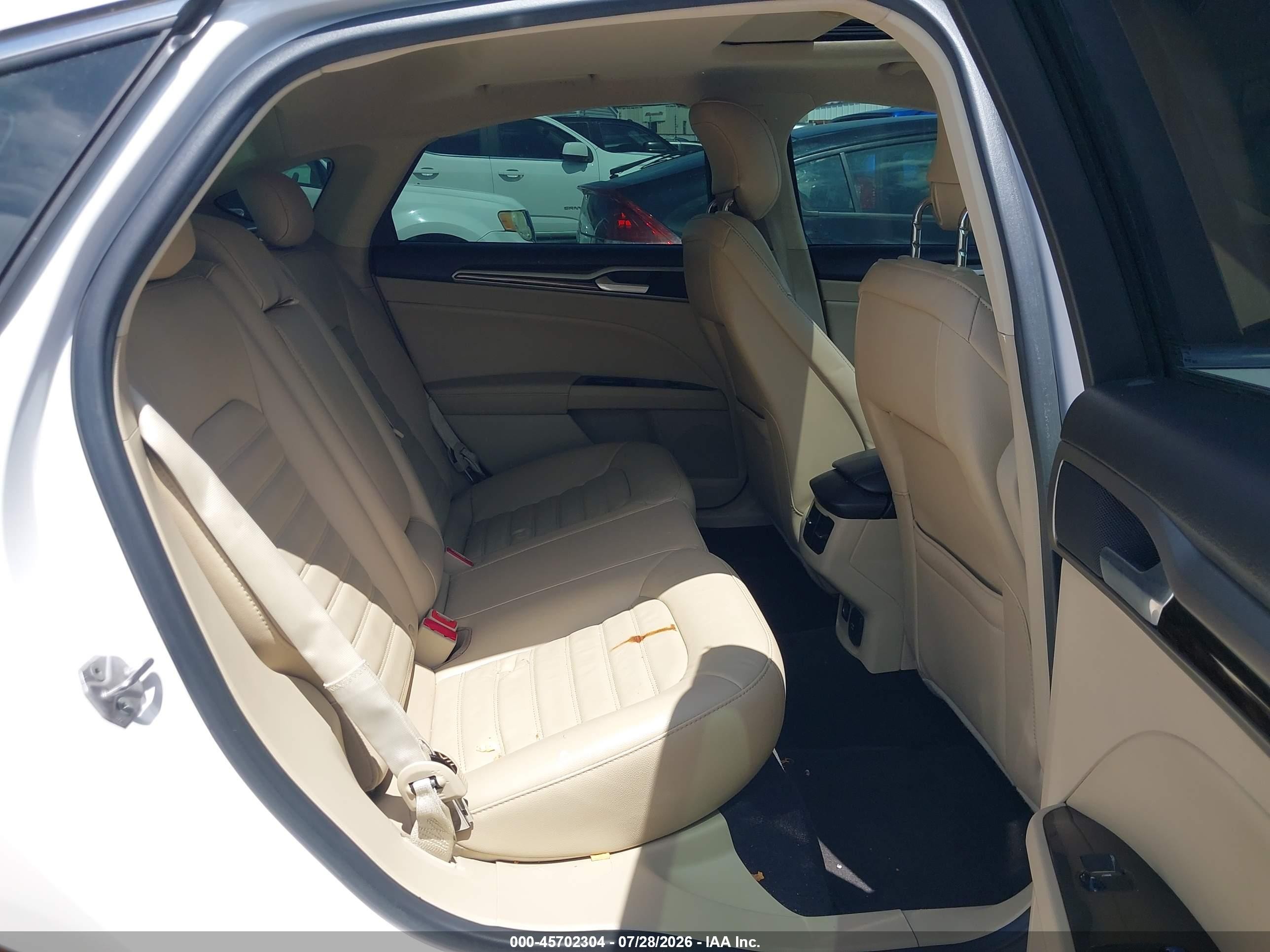 2014 Ford Fusion Se White vin: 3FA6P0HD9ER211708