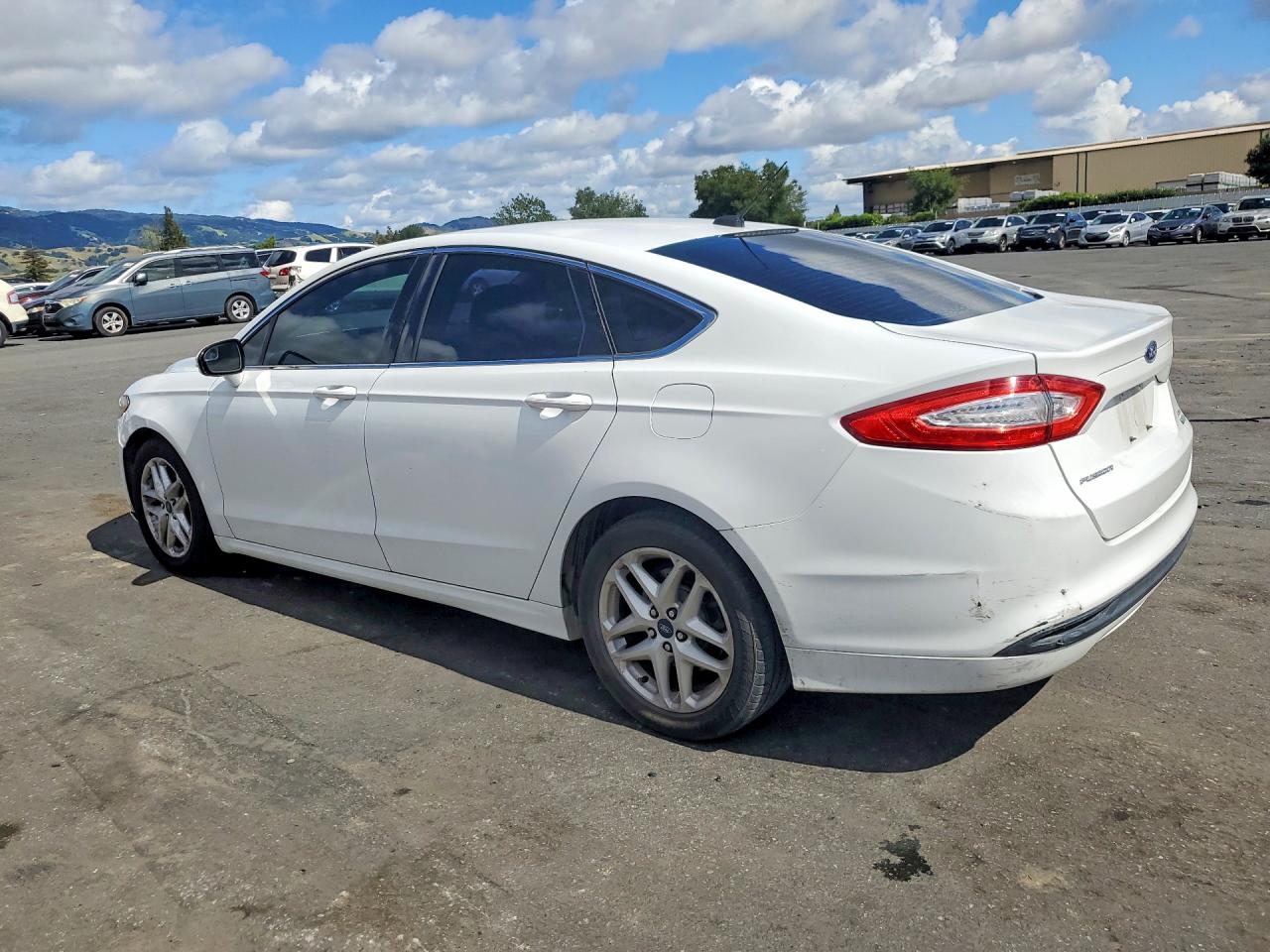2014 Ford Fusion Se Белый vin: 3FA6P0HD9ER212793