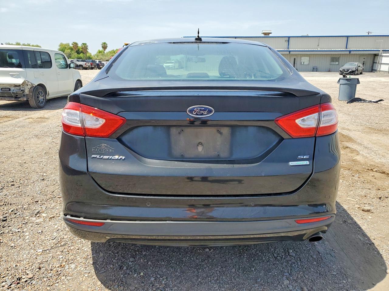 2015 Ford Fusion Black vin: 3FA6P0HD9ER283430