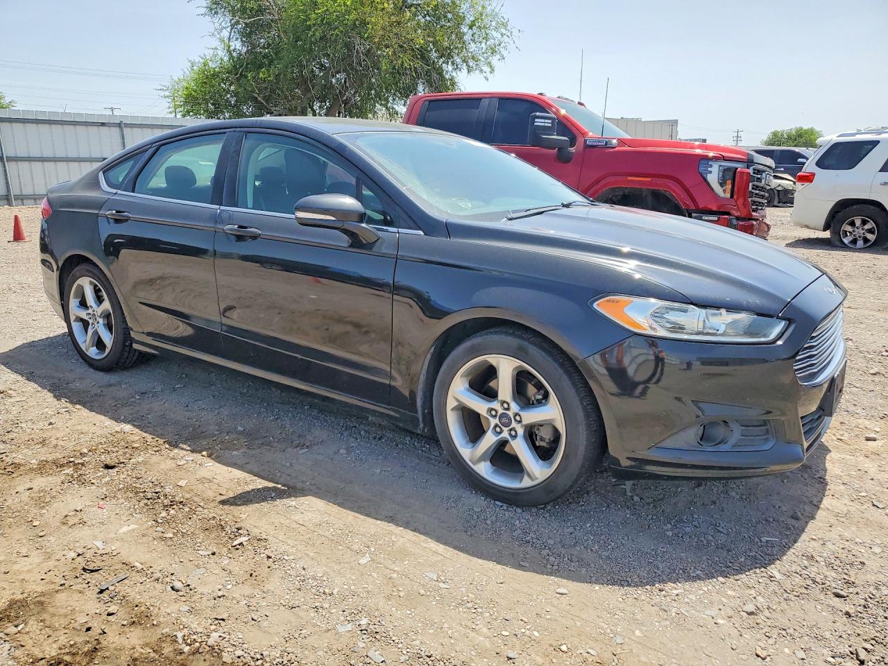2015 Ford Fusion Black vin: 3FA6P0HD9ER283430