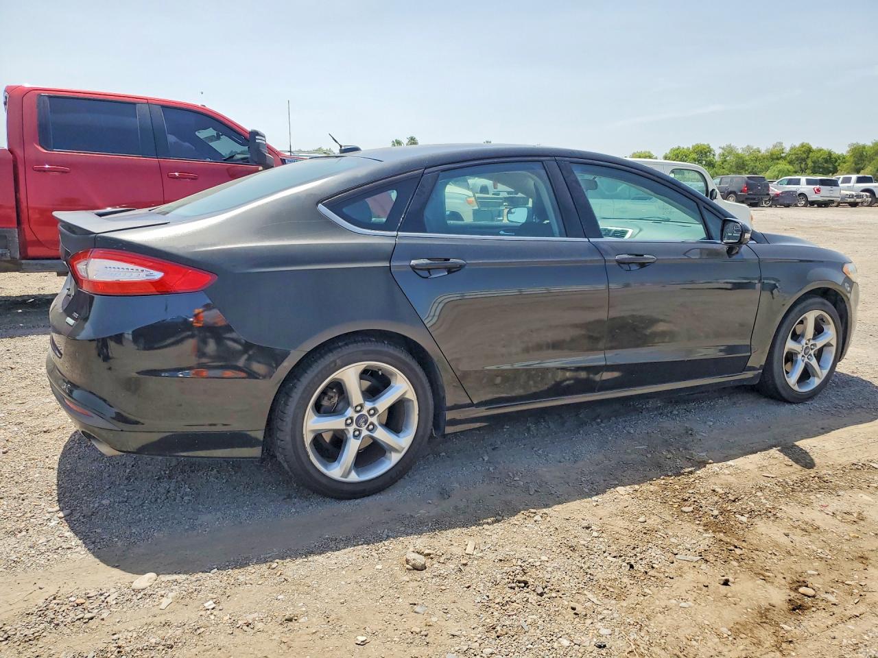 2015 Ford Fusion Black vin: 3FA6P0HD9ER283430