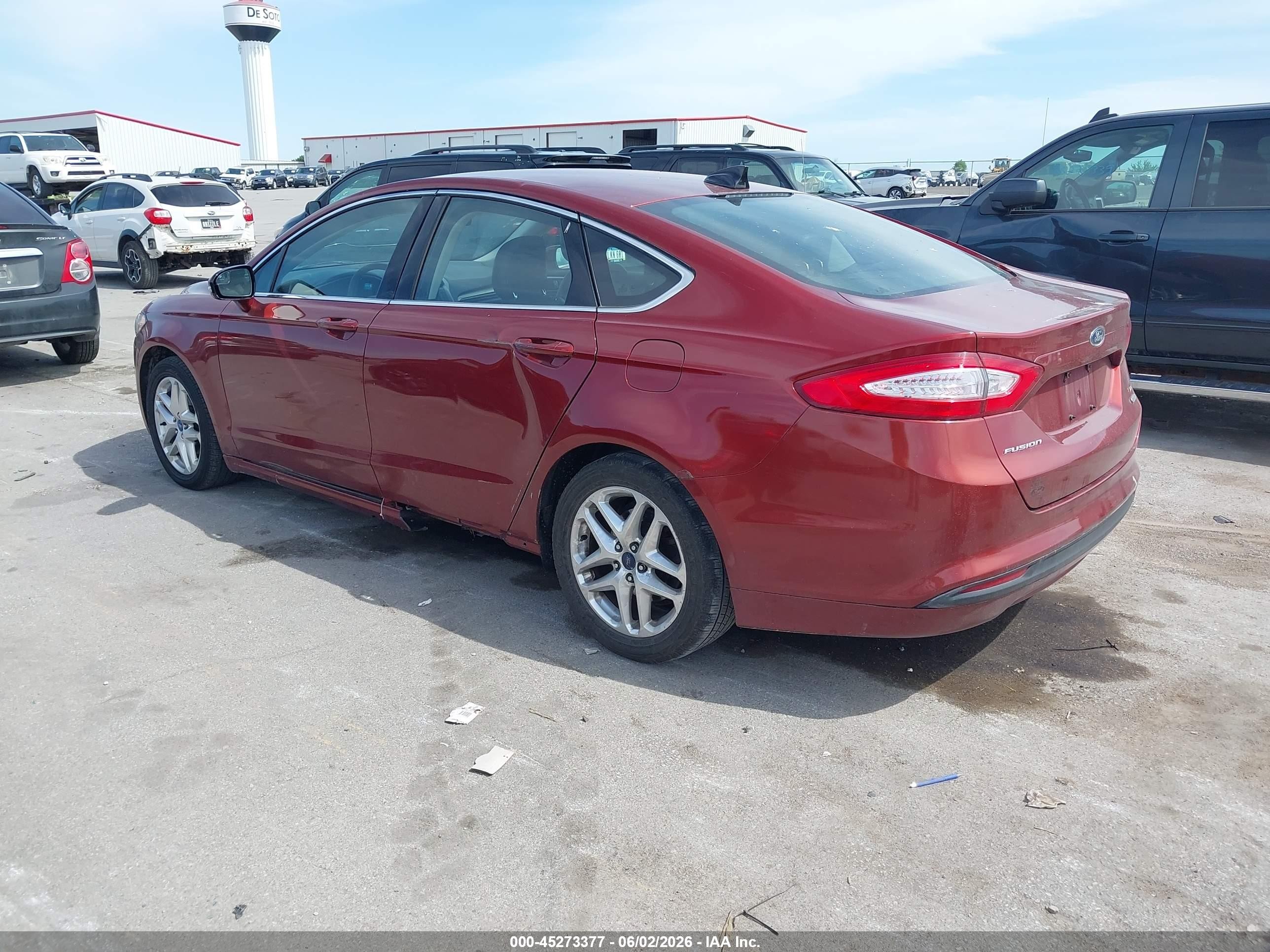 2014 Ford Fusion Se Red vin: 3FA6P0HD9ER289860