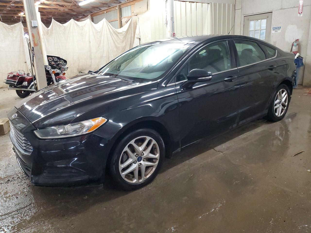 2014 Ford Fusion Se Black vin: 3FA6P0HD9ER293861