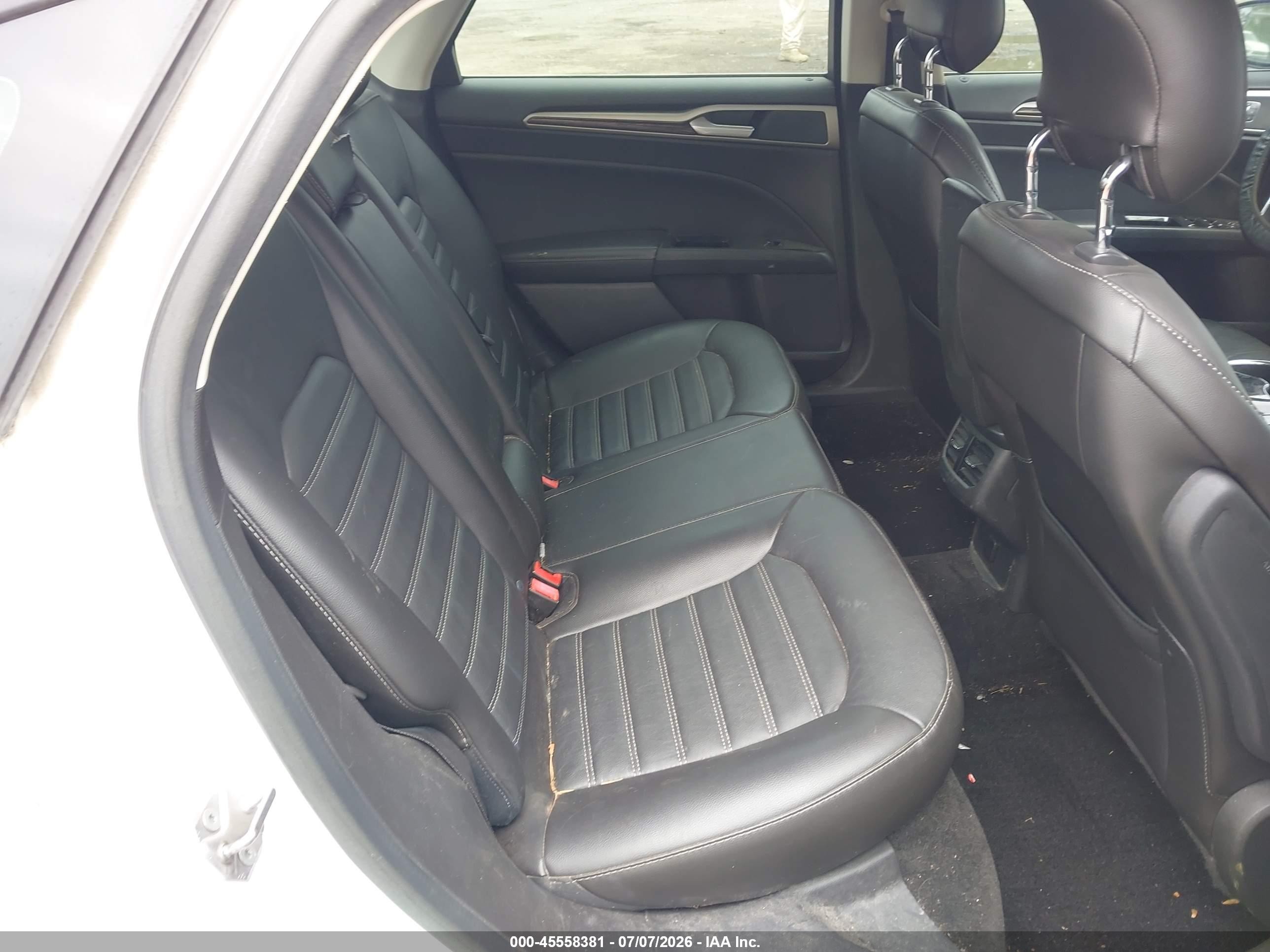 2014 Ford Fusion Se White vin: 3FA6P0HD9ER296856