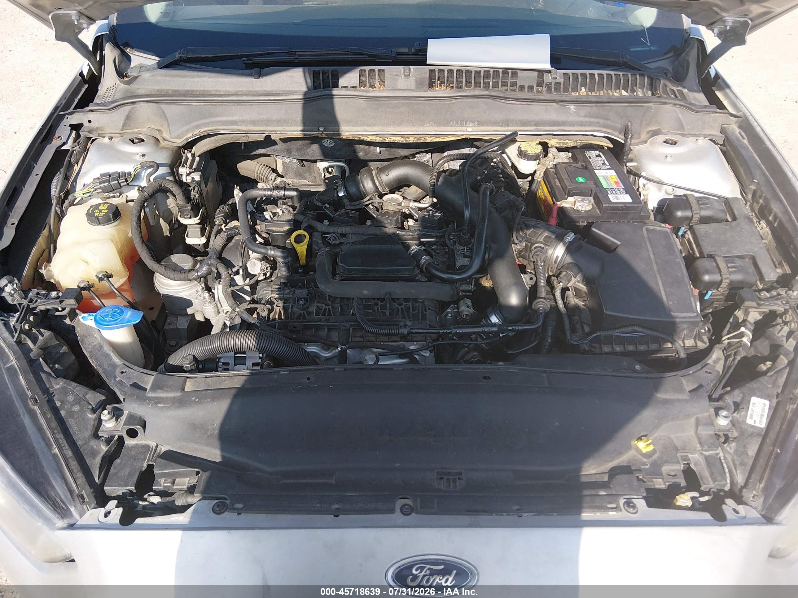 2014 Ford Fusion Se Silver vin: 3FA6P0HD9ER345361