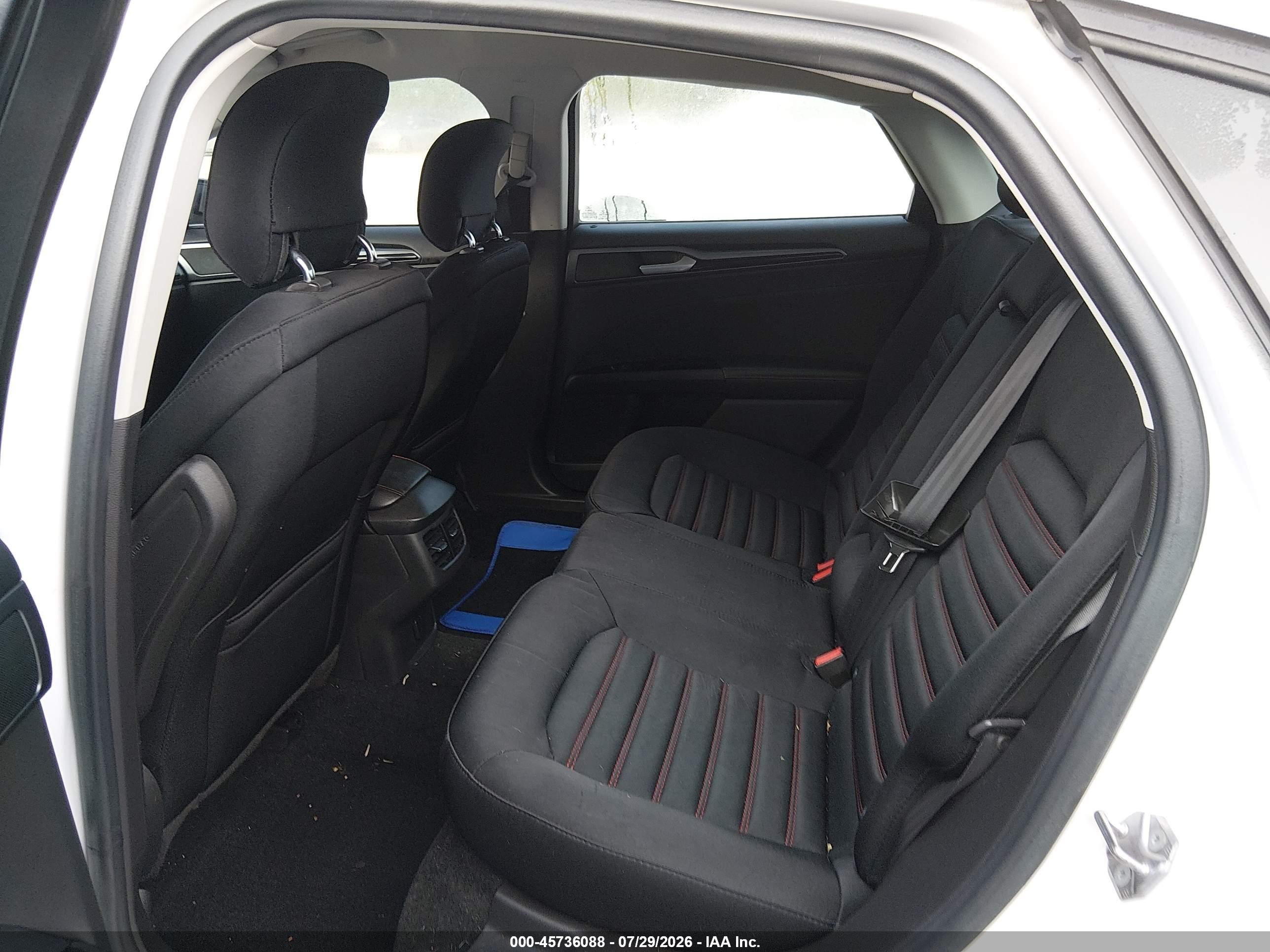 2014 Ford Fusion Se White vin: 3FA6P0HD9ER349202