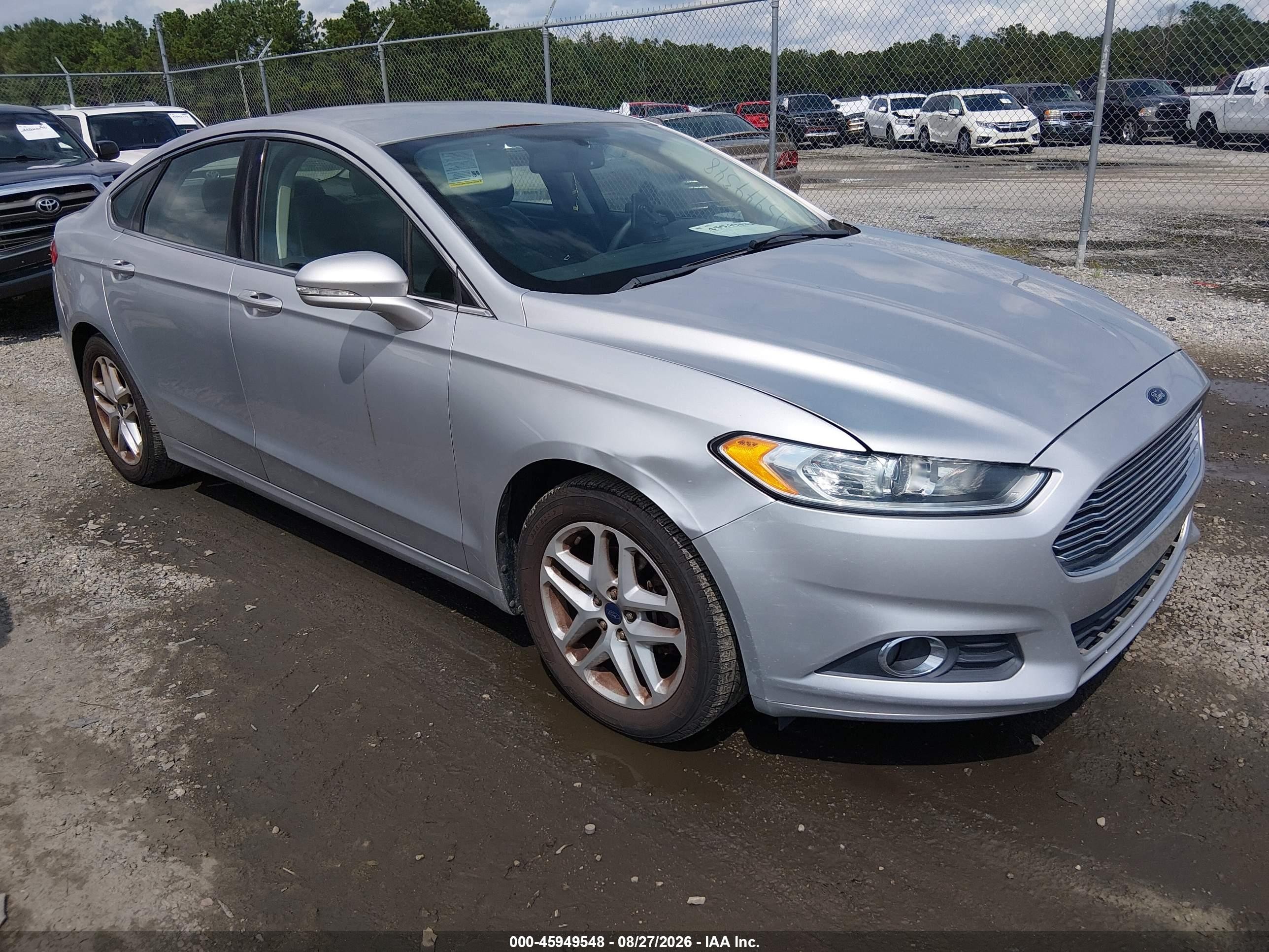 2014 Ford Fusion Se Silver vin: 3FA6P0HD9ER349247