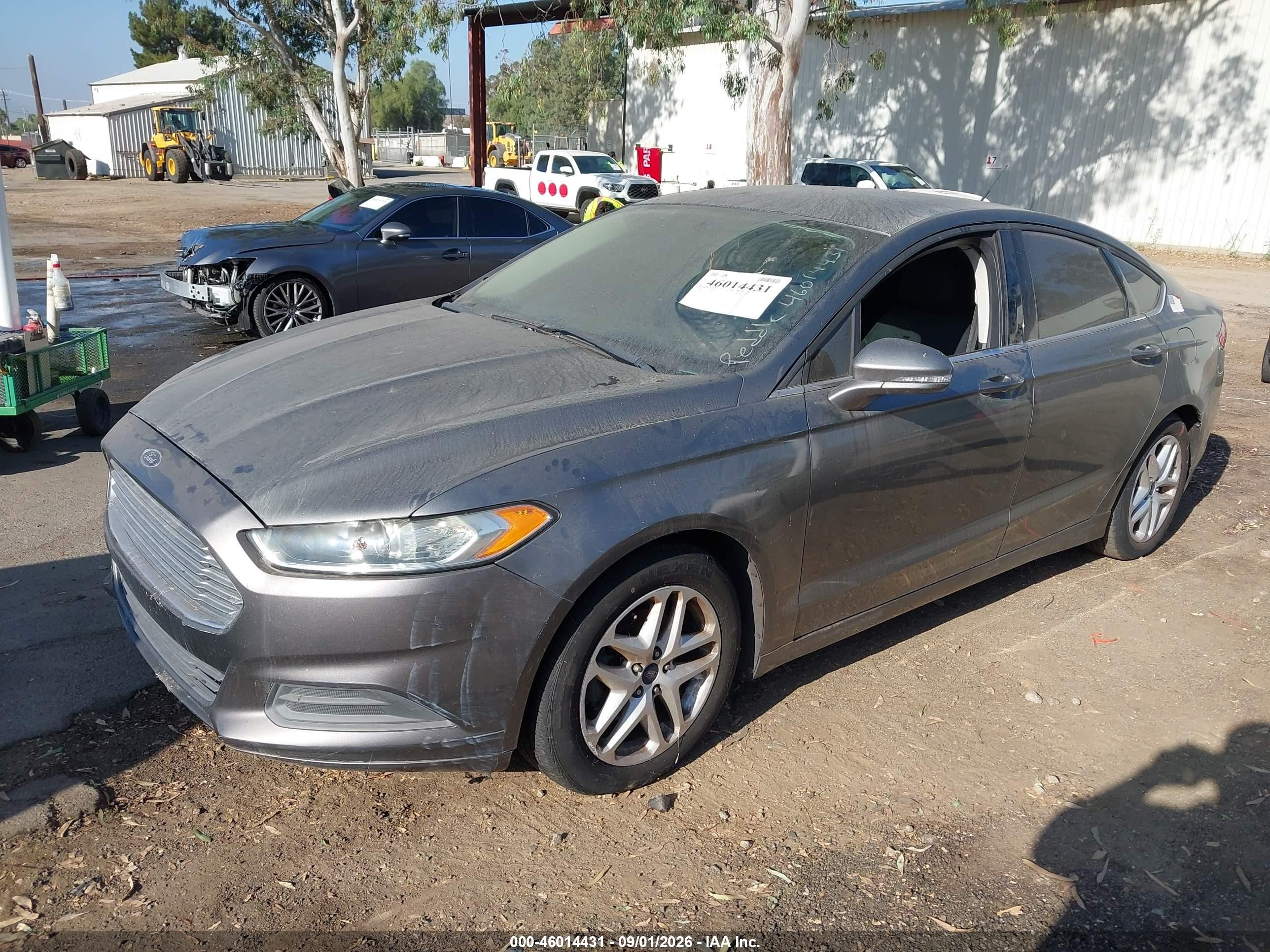 2014 Ford Fusion Se Gray vin: 3FA6P0HD9ER359311