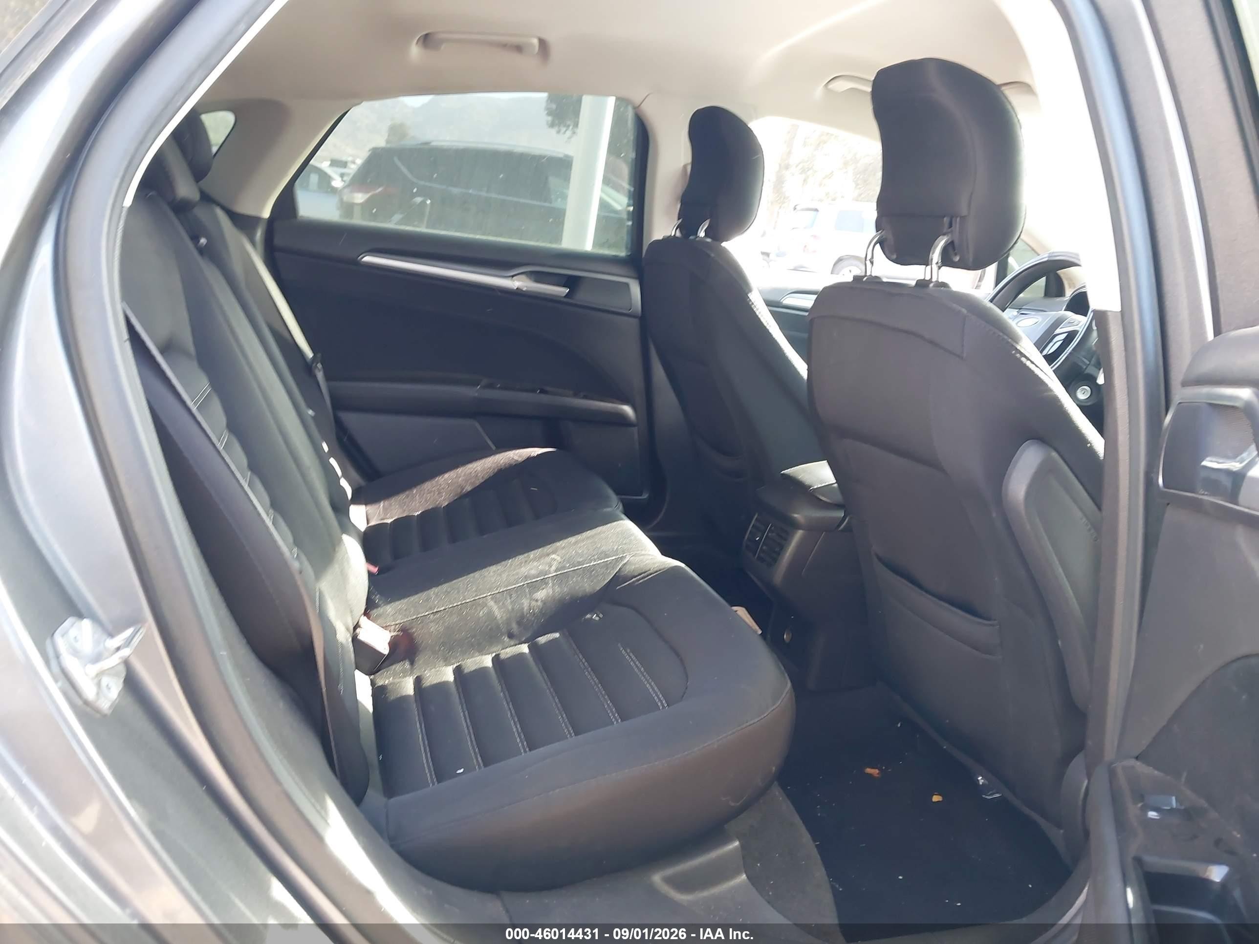 2014 Ford Fusion Se Gray vin: 3FA6P0HD9ER359311