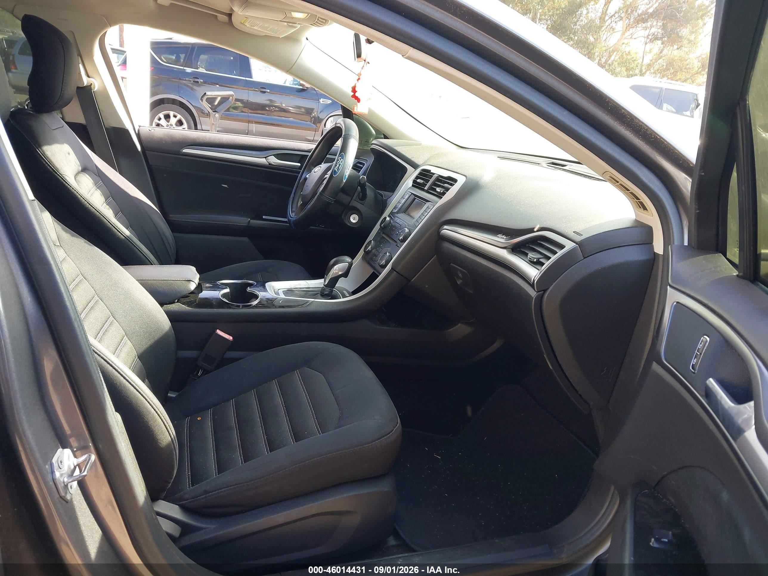 2014 Ford Fusion Se Gray vin: 3FA6P0HD9ER359311