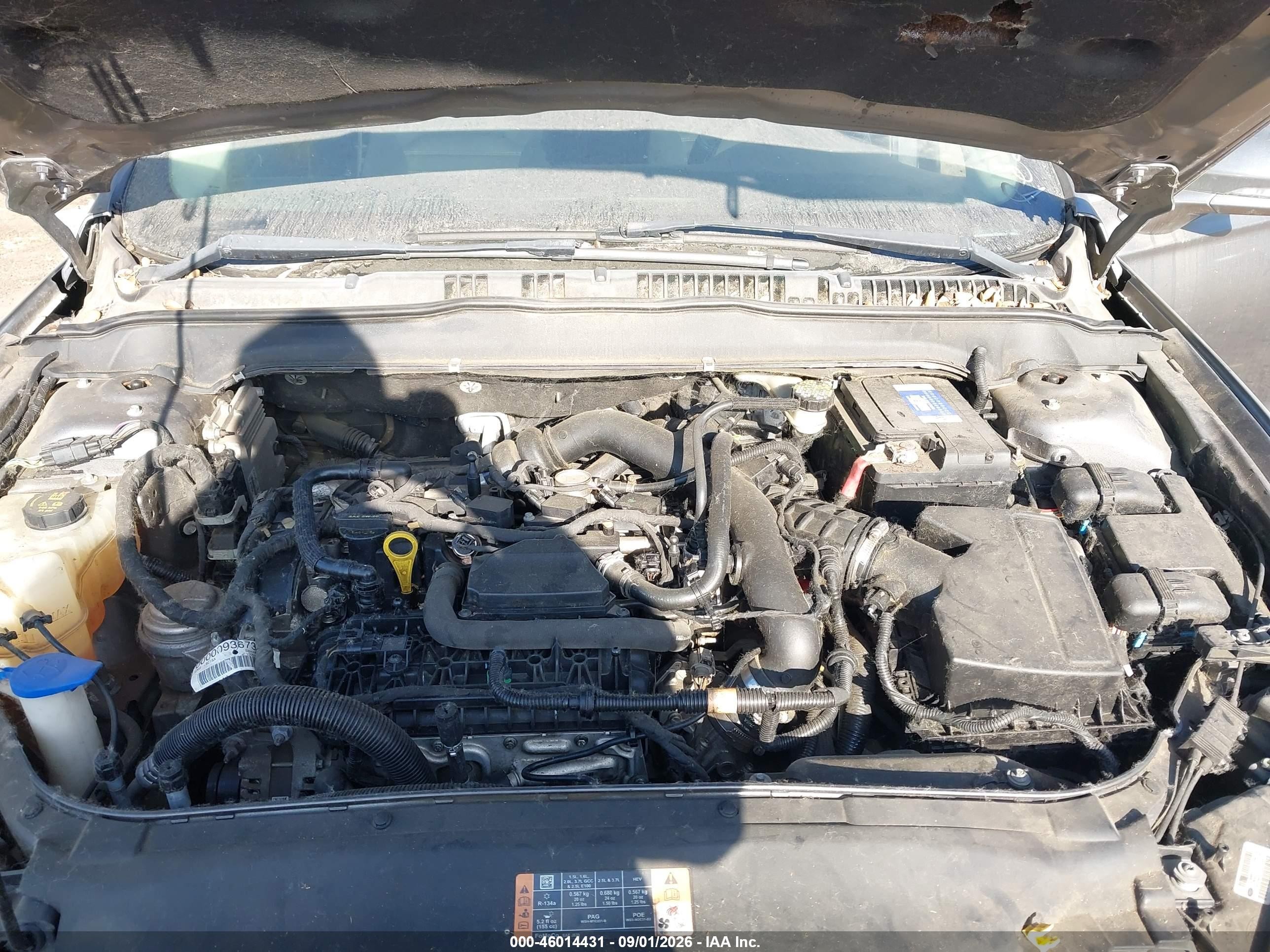2014 Ford Fusion Se Gray vin: 3FA6P0HD9ER359311