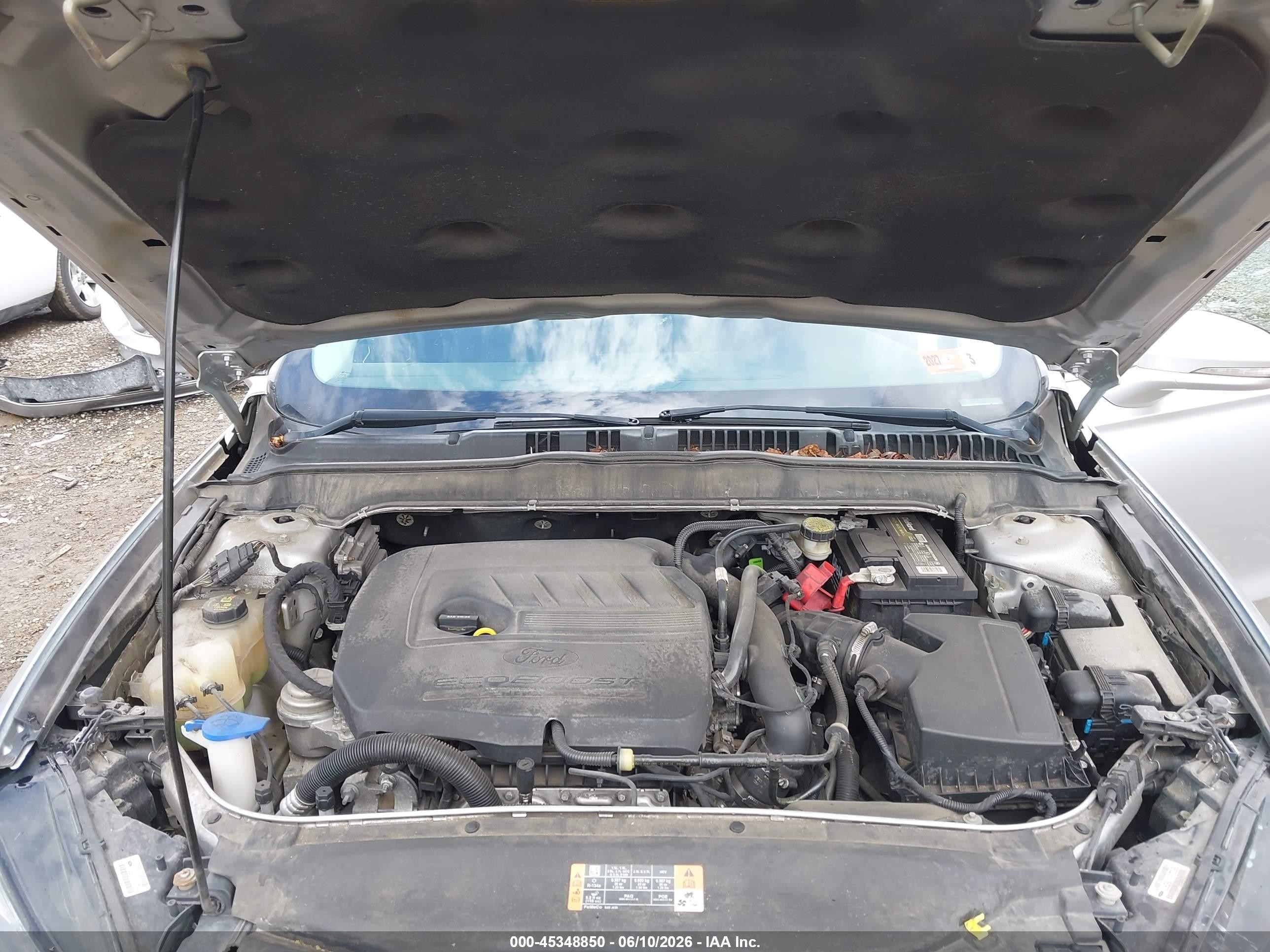 2015 Ford Fusion Se Gray vin: 3FA6P0HD9FR111013