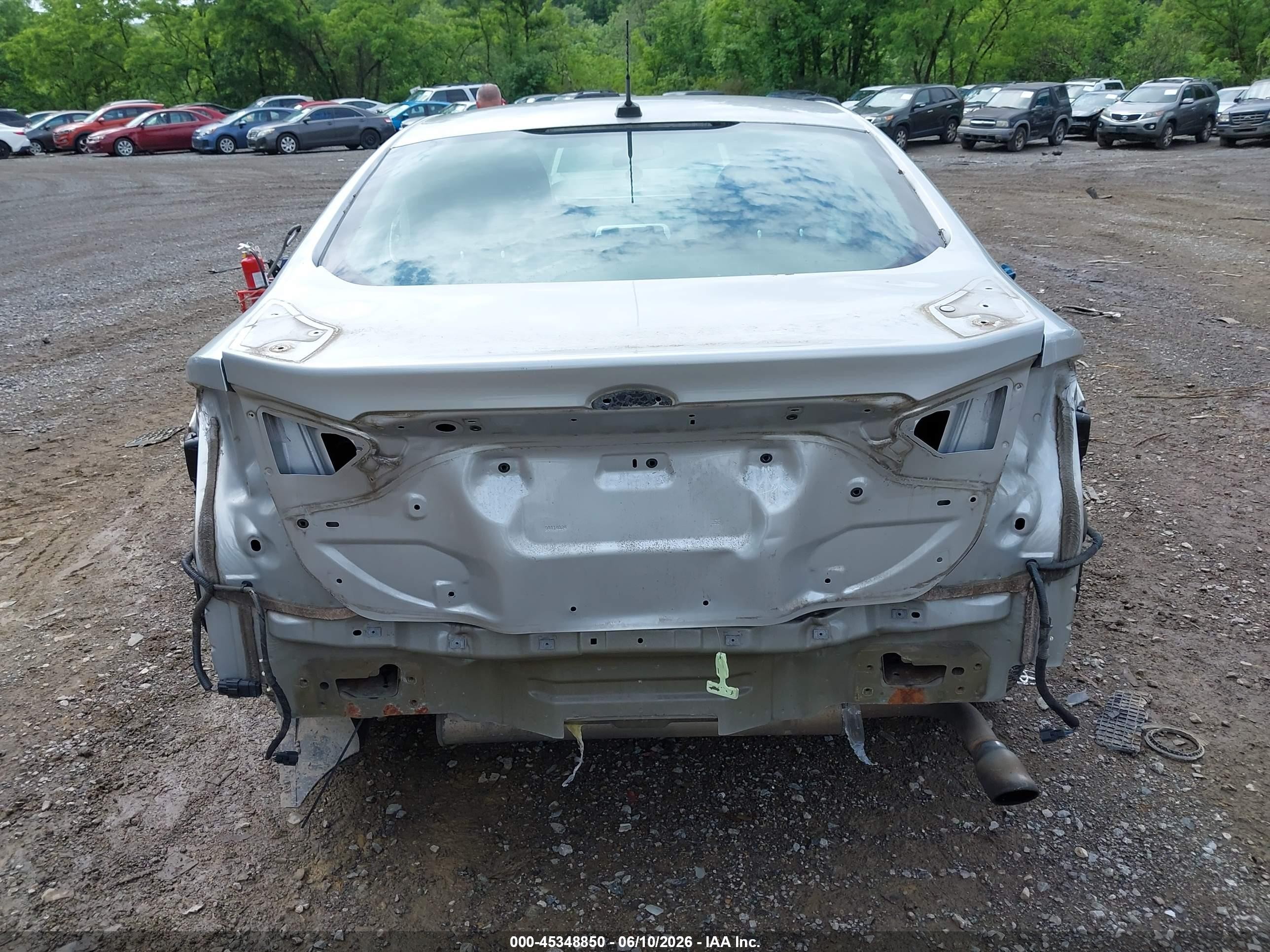 2015 Ford Fusion Se Gray vin: 3FA6P0HD9FR111013