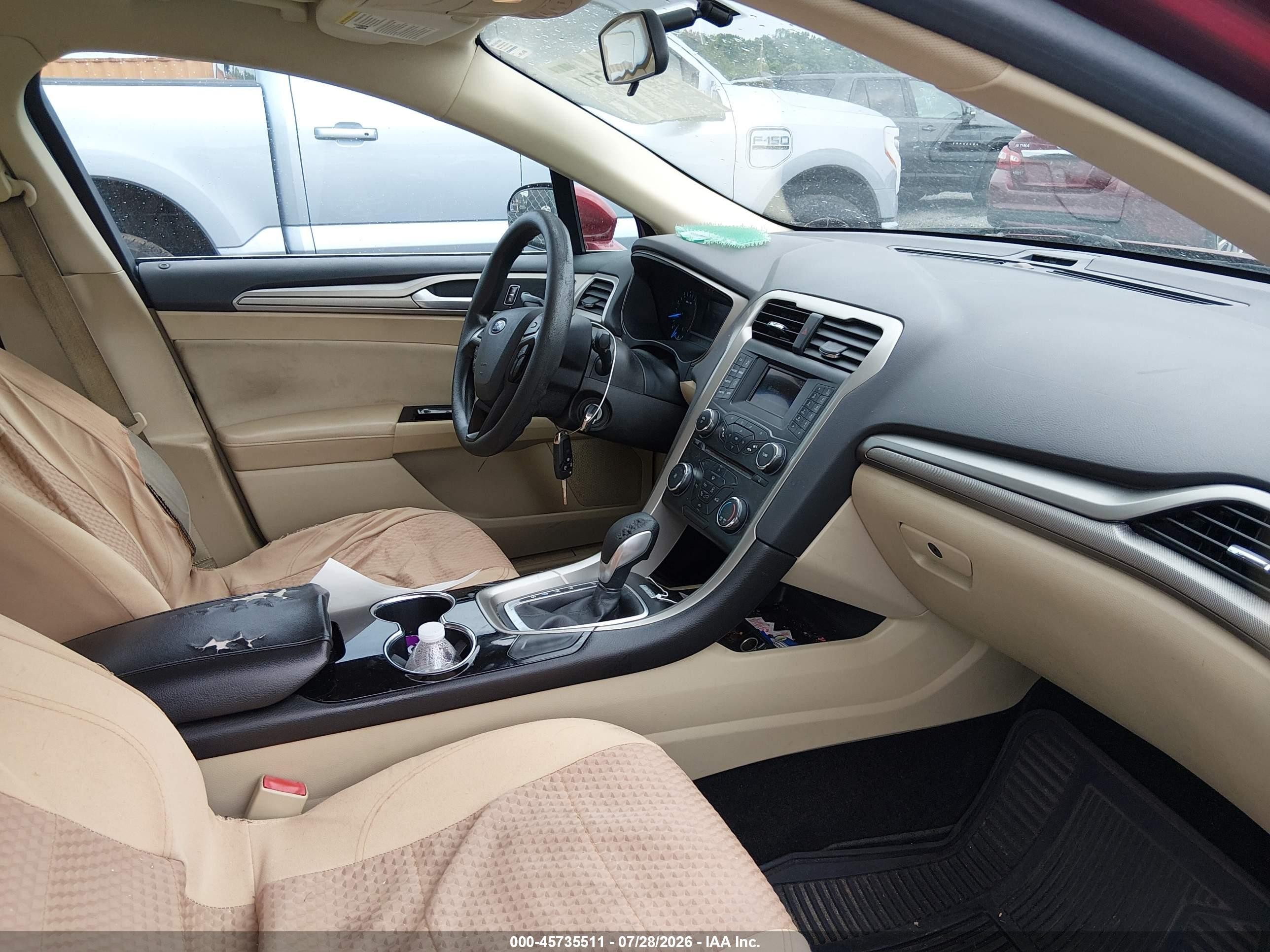 2015 Ford Fusion Se Red vin: 3FA6P0HD9FR122089