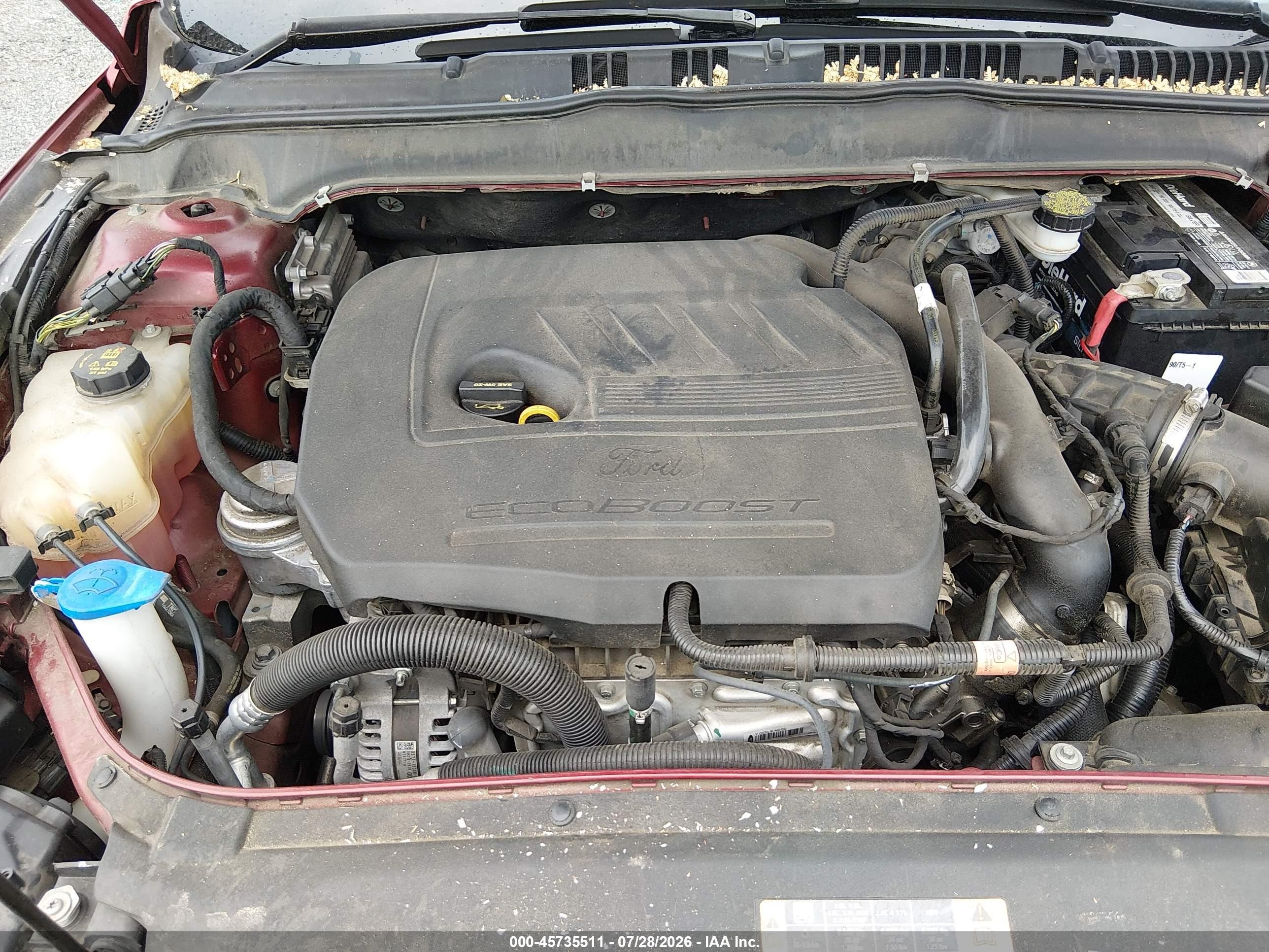 2015 Ford Fusion Se Red vin: 3FA6P0HD9FR122089