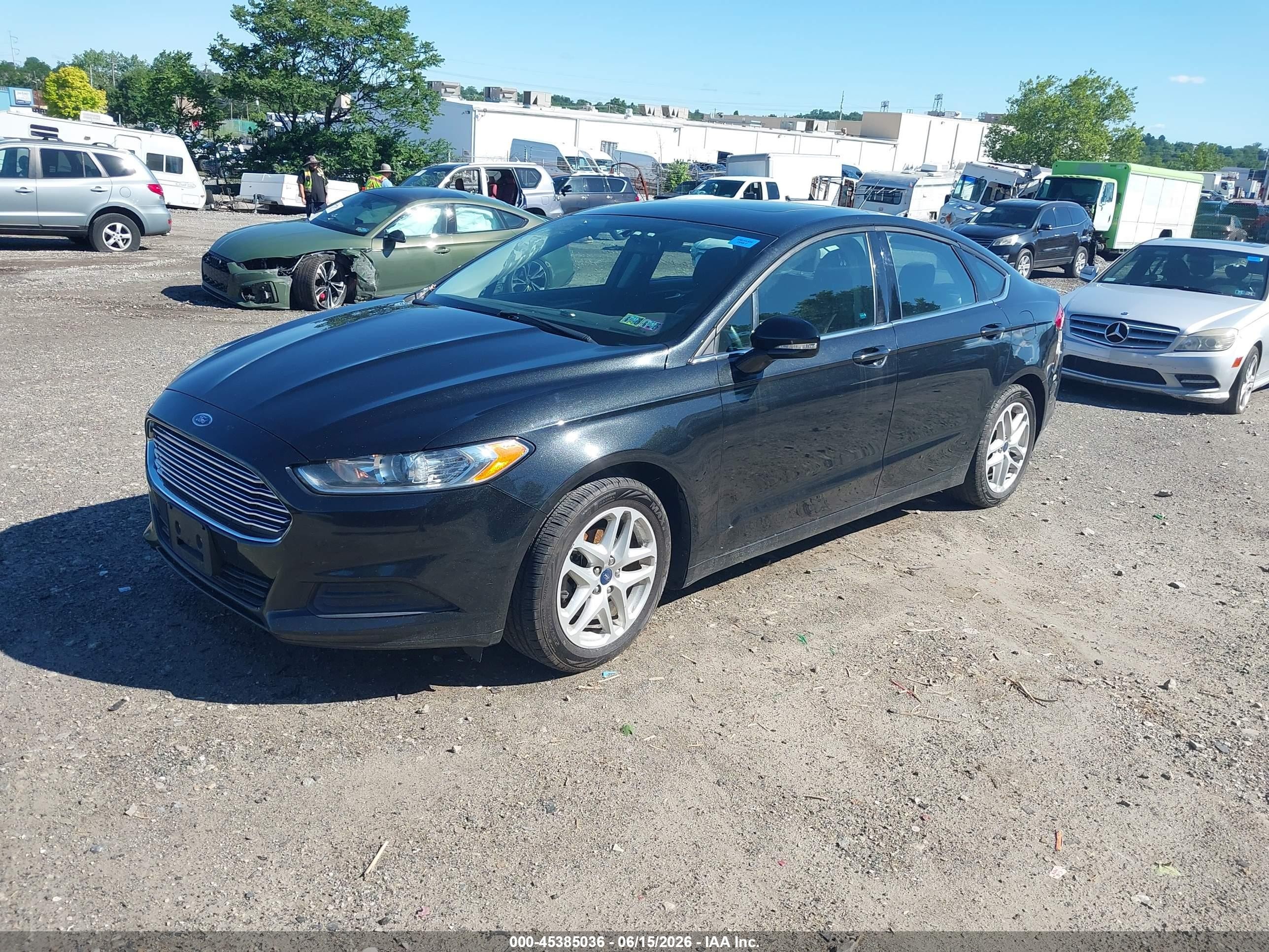 2015 Ford Fusion Se Black vin: 3FA6P0HD9FR134369