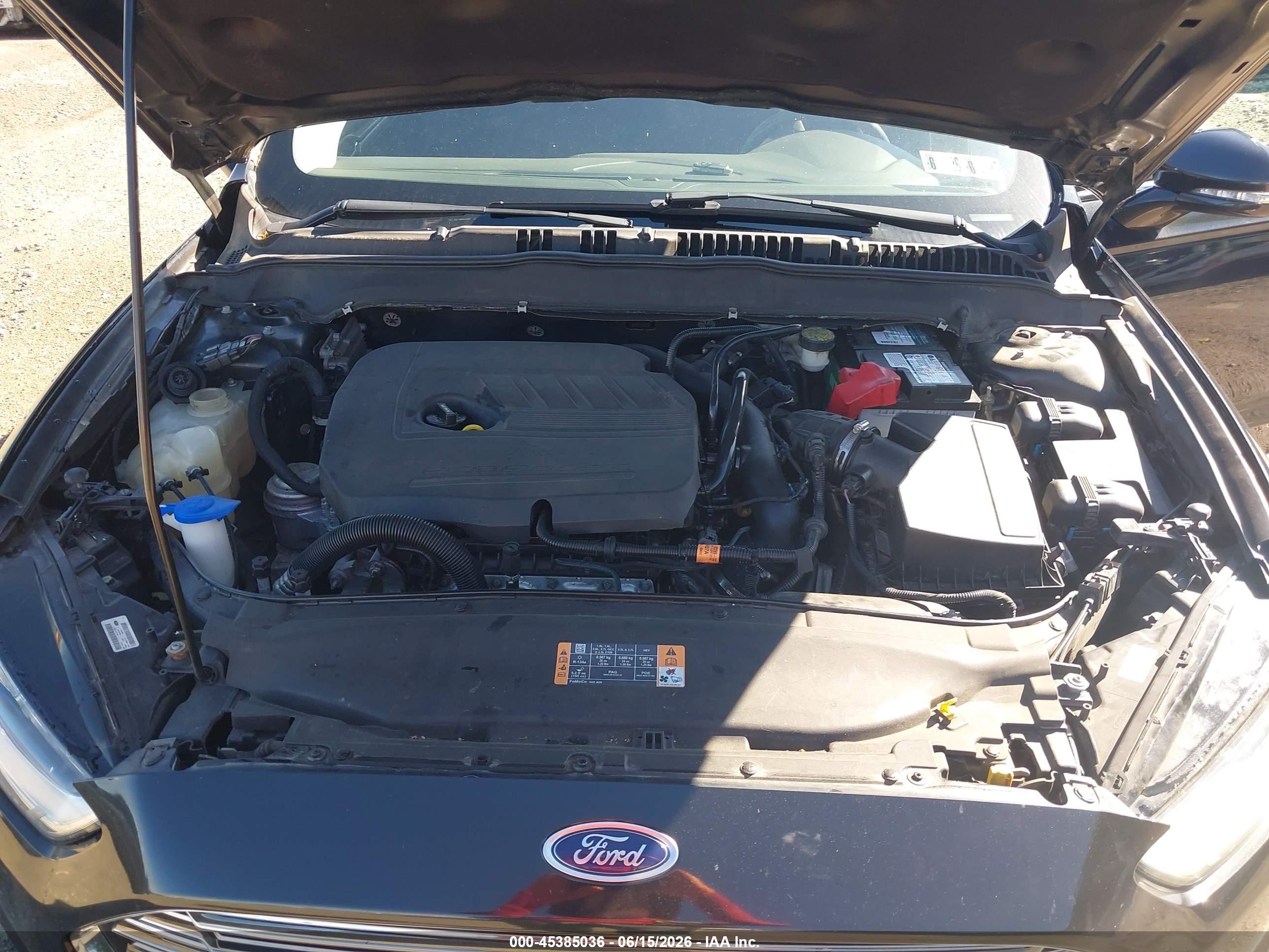 2015 Ford Fusion Se Black vin: 3FA6P0HD9FR134369
