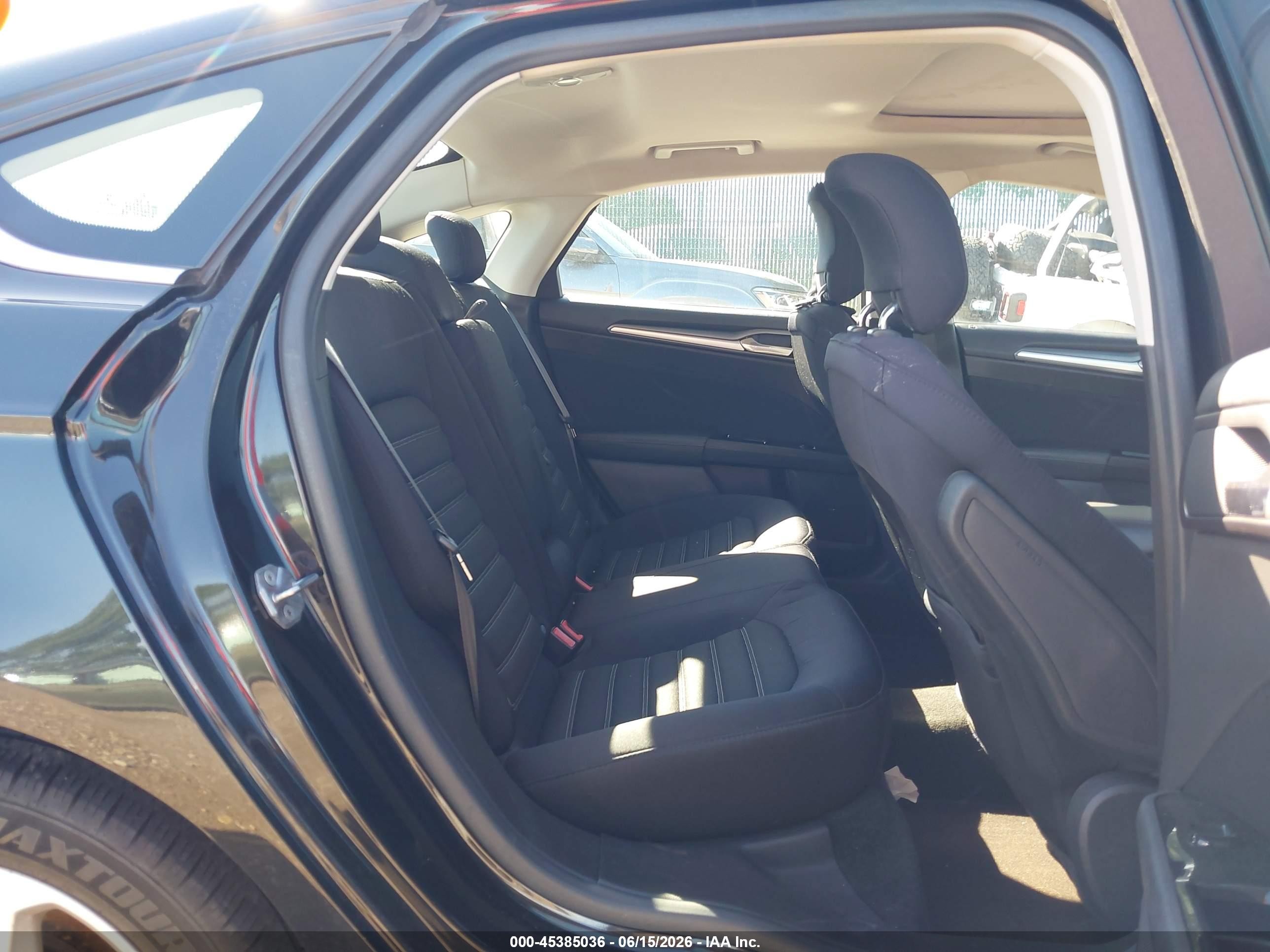 2015 Ford Fusion Se Black vin: 3FA6P0HD9FR134369