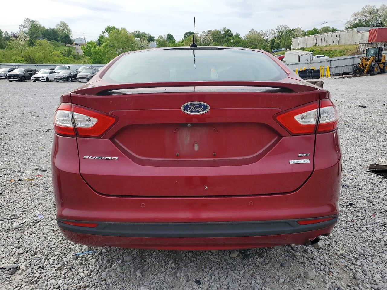 2015 Ford Fusion Se Red vin: 3FA6P0HD9FR135814