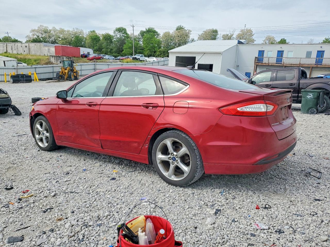 2015 Ford Fusion Se Red vin: 3FA6P0HD9FR135814