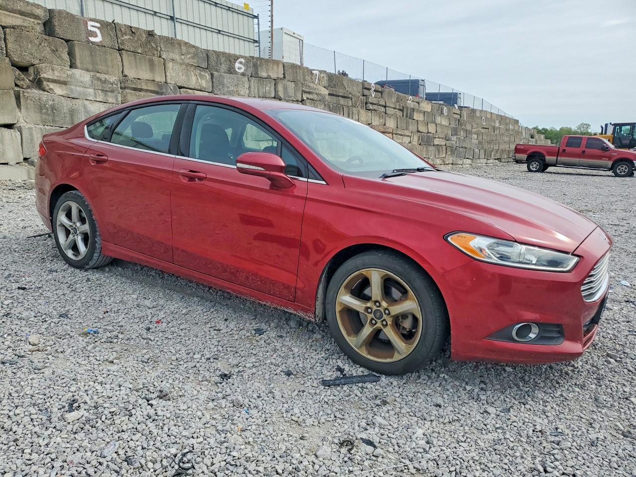 2015 Ford Fusion Se Red vin: 3FA6P0HD9FR135814