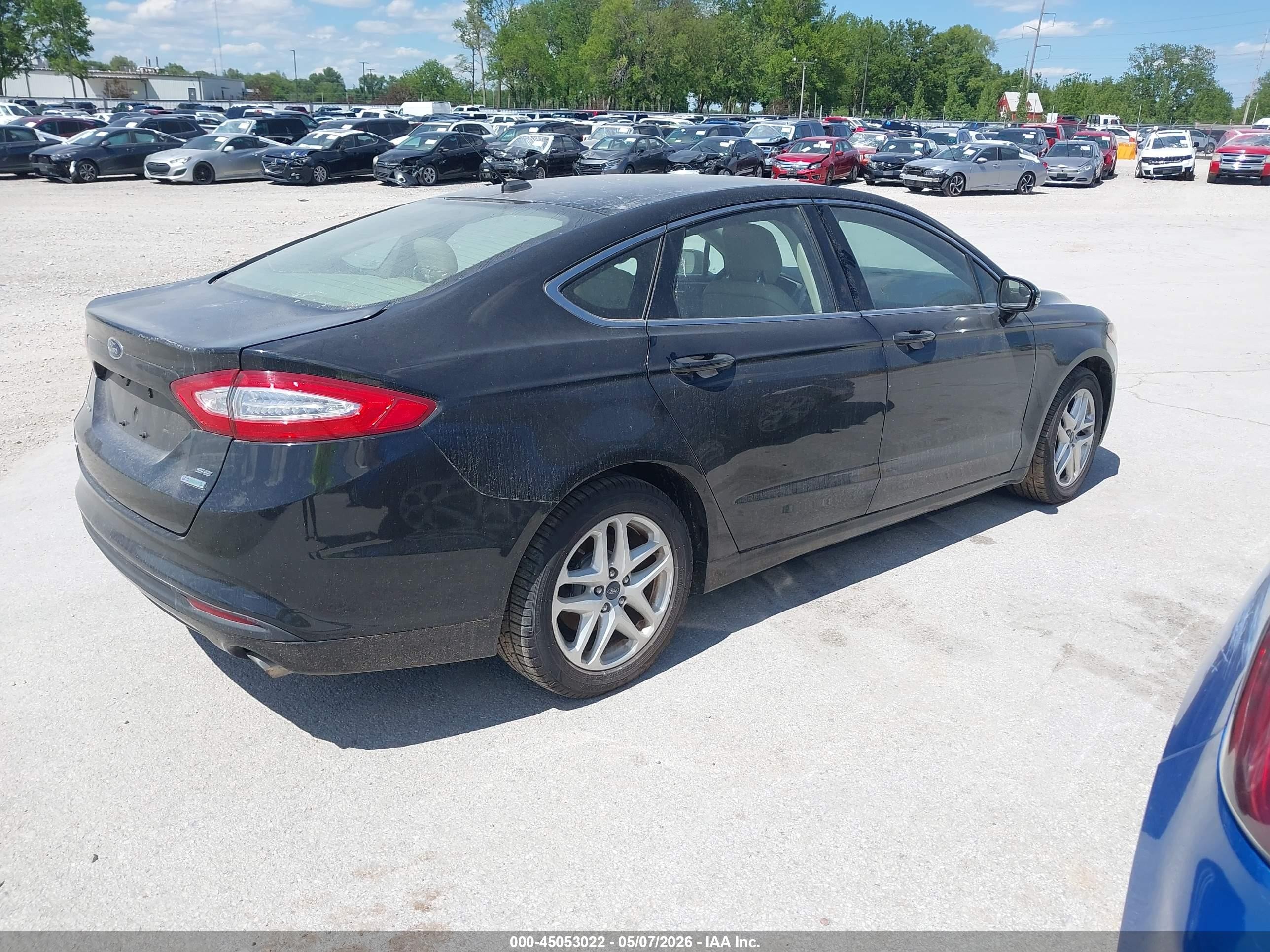 2015 Ford Fusion Se Black vin: 3FA6P0HD9FR153908