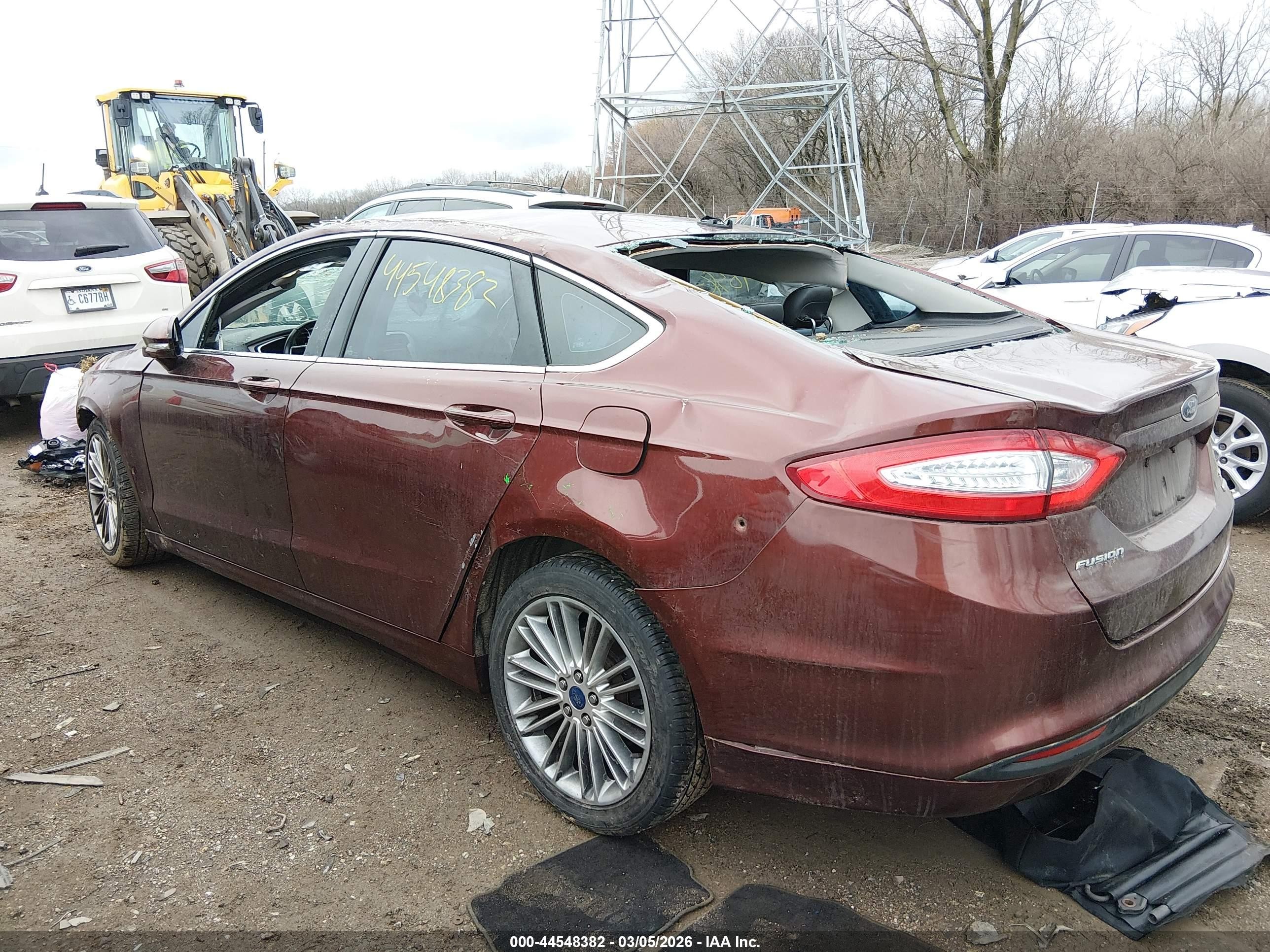 2015 Ford Fusion Se Red vin: 3FA6P0HD9FR190151