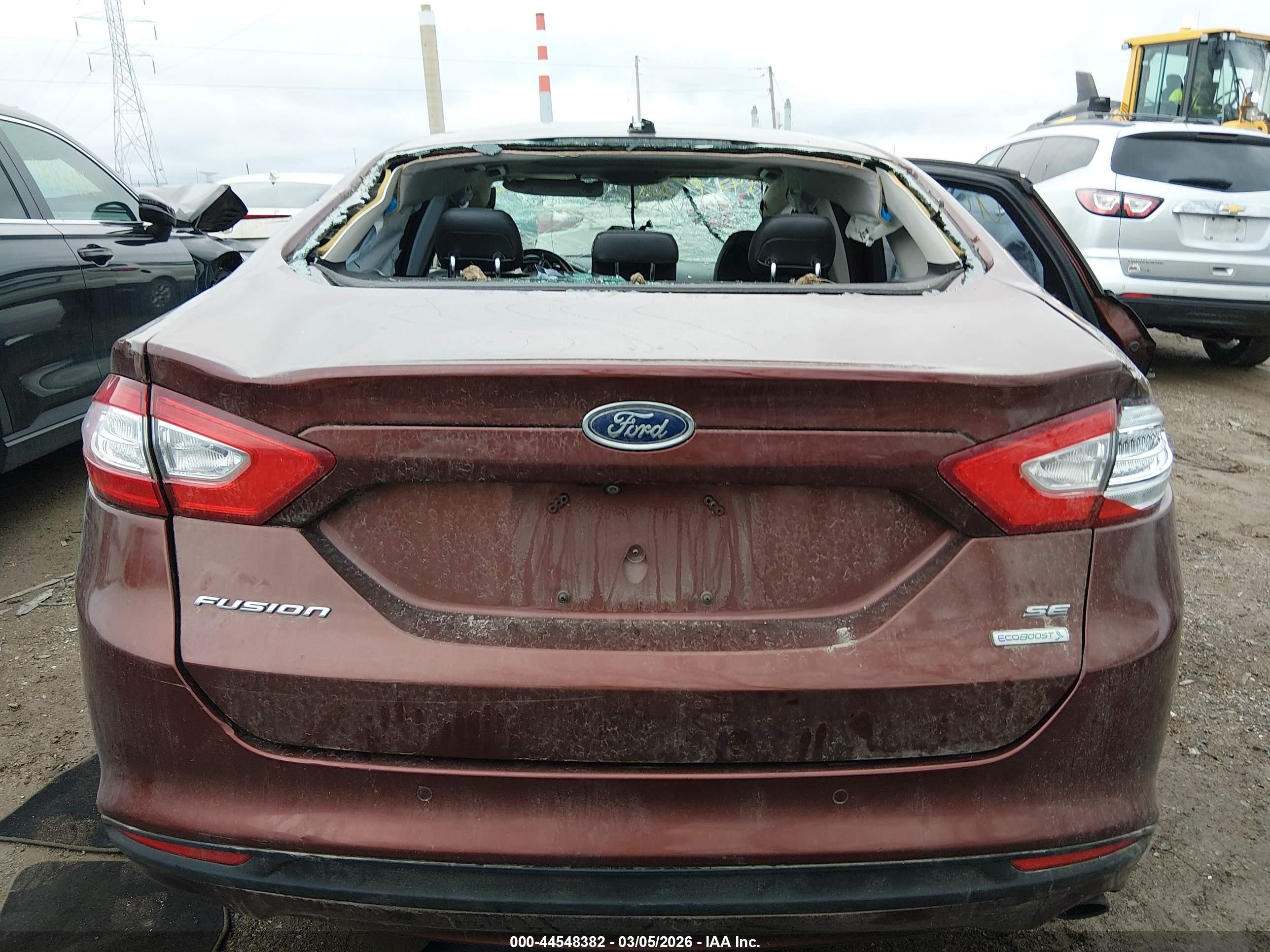 2015 Ford Fusion Se Red vin: 3FA6P0HD9FR190151