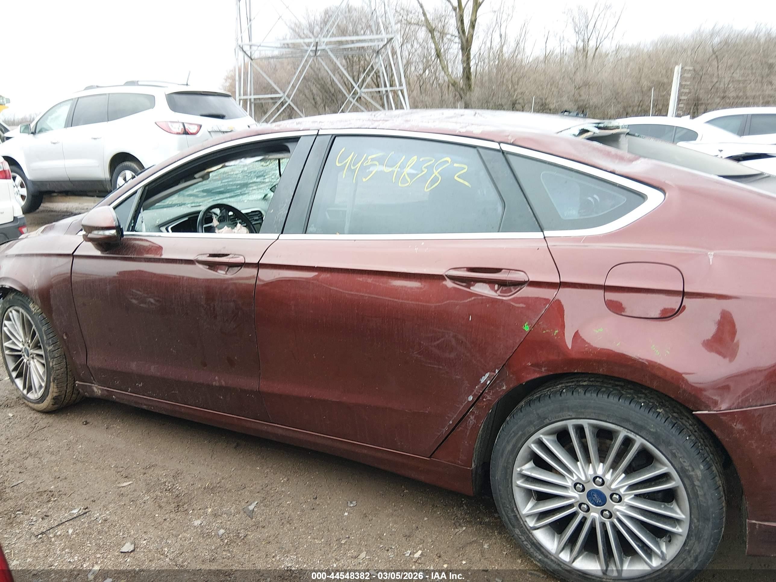 2015 Ford Fusion Se Red vin: 3FA6P0HD9FR190151
