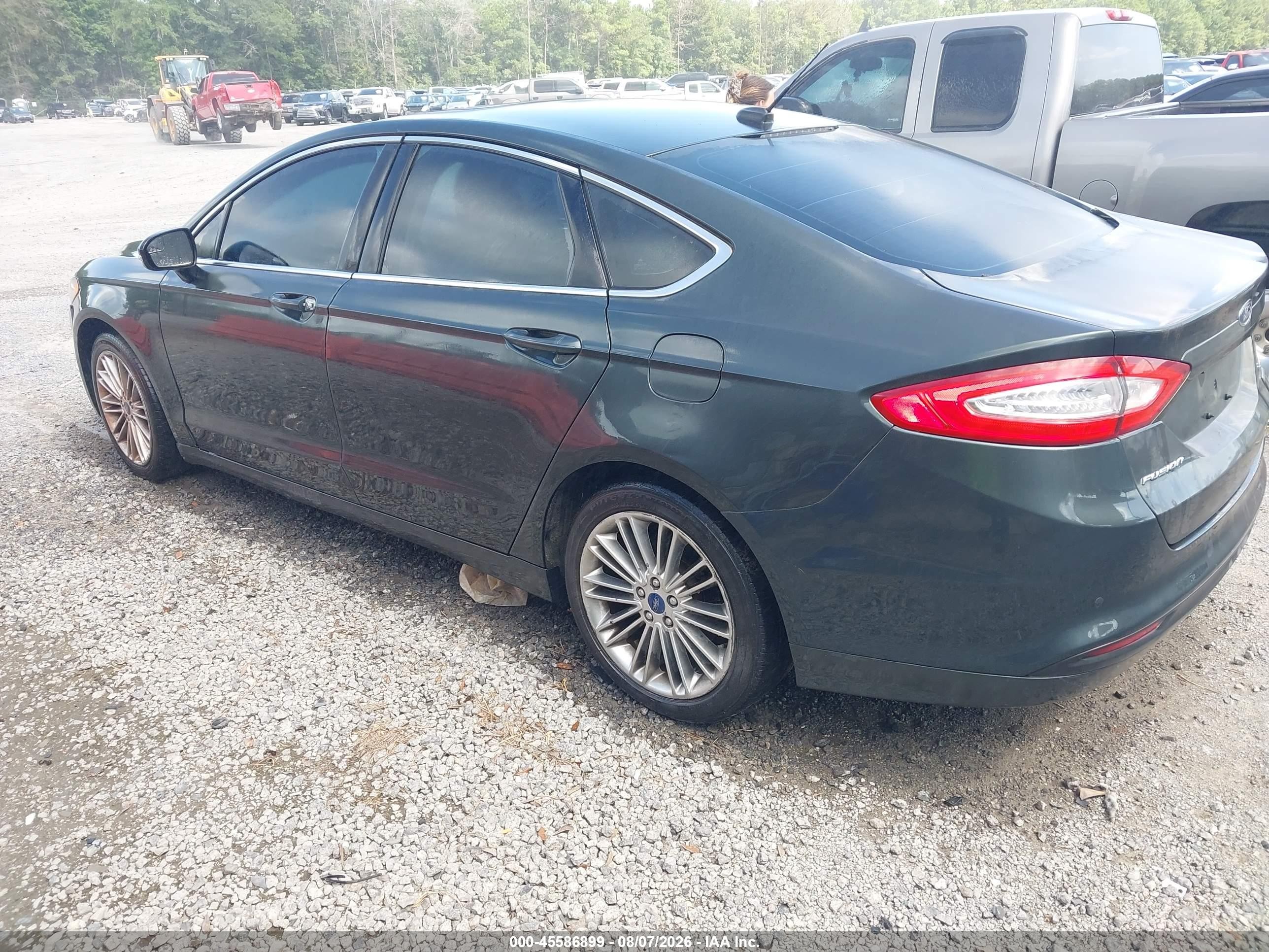 2015 Ford Fusion Se Gray vin: 3FA6P0HD9FR217526