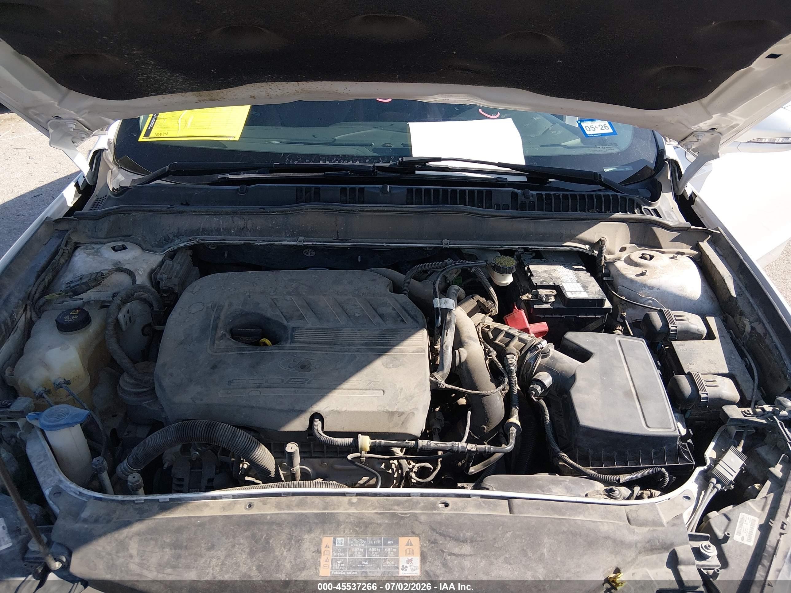 2015 Ford Fusion Se Белый vin: 3FA6P0HD9FR224086