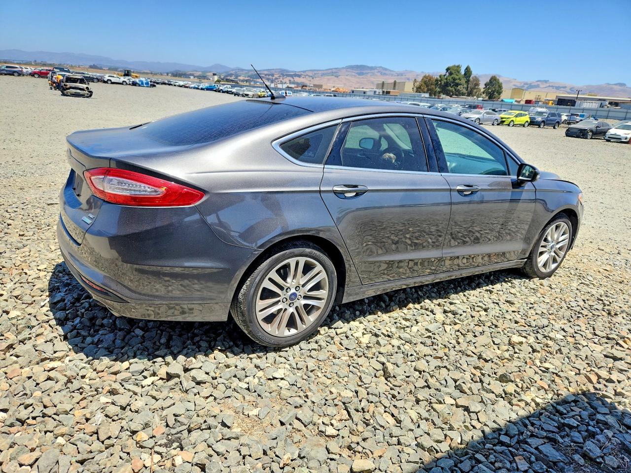 2015 Ford Fusion Gray vin: 3FA6P0HD9FR226811