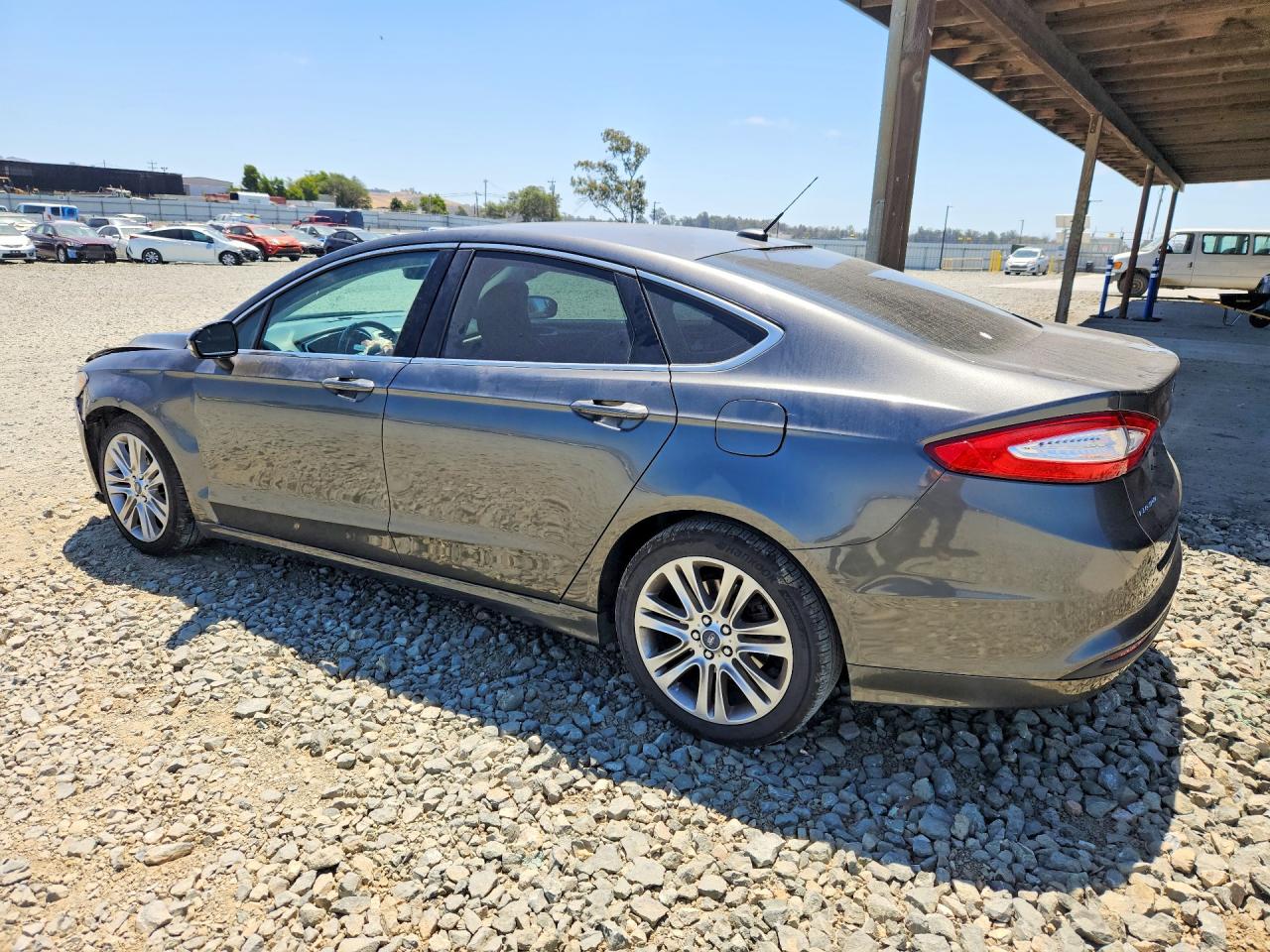 2015 Ford Fusion Gray vin: 3FA6P0HD9FR226811