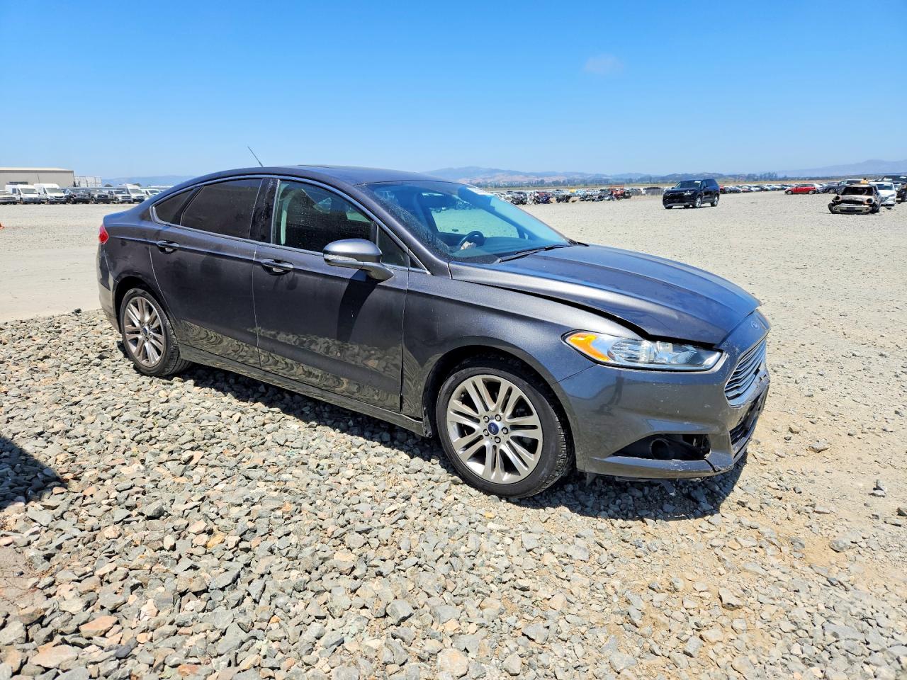 2015 Ford Fusion Gray vin: 3FA6P0HD9FR226811