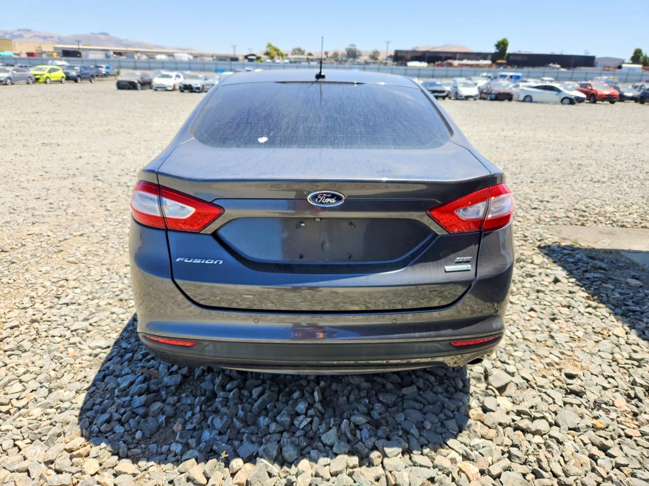 2015 Ford Fusion Gray vin: 3FA6P0HD9FR226811