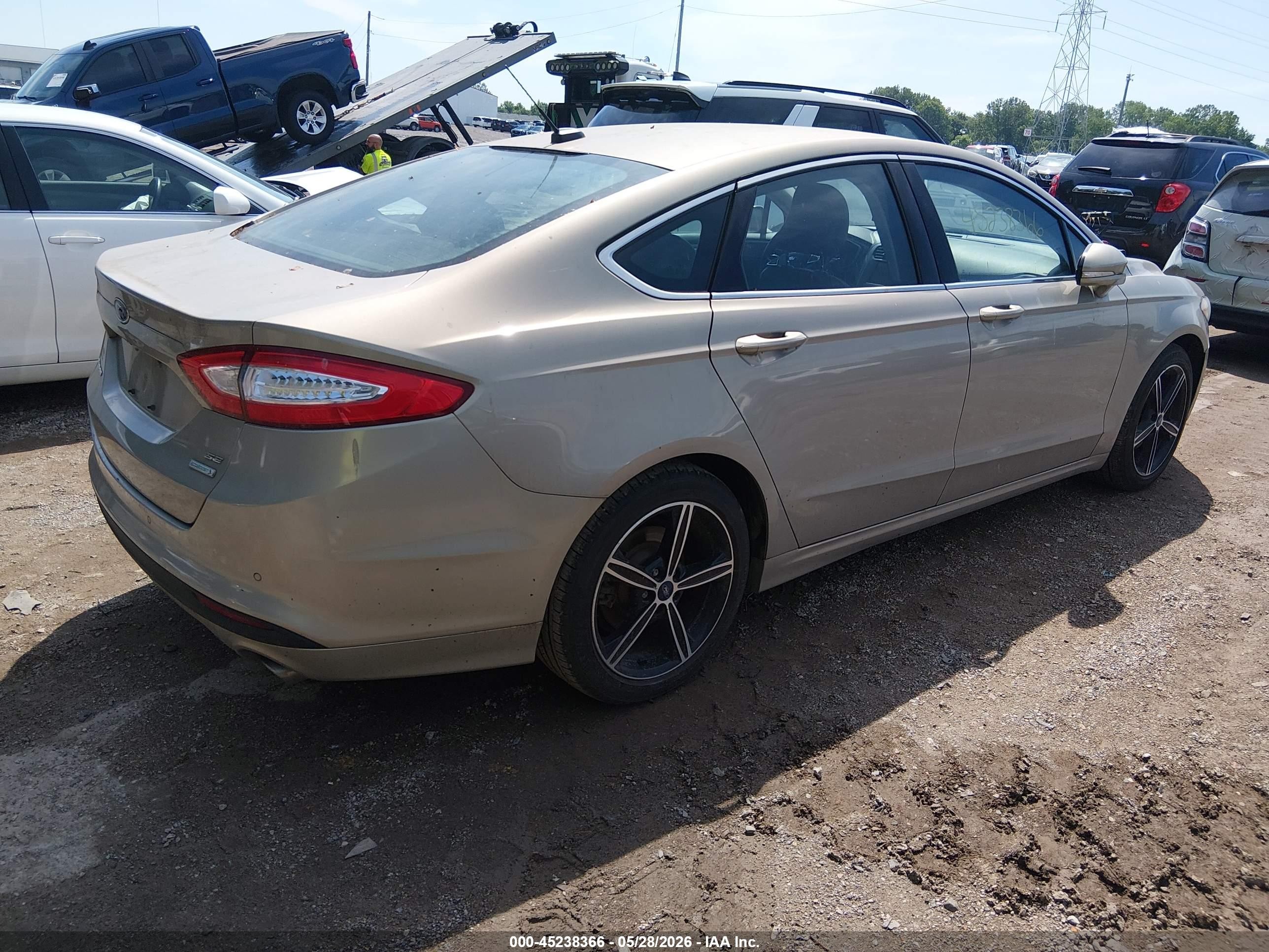 2015 Ford Fusion Se Gold vin: 3FA6P0HD9FR244385