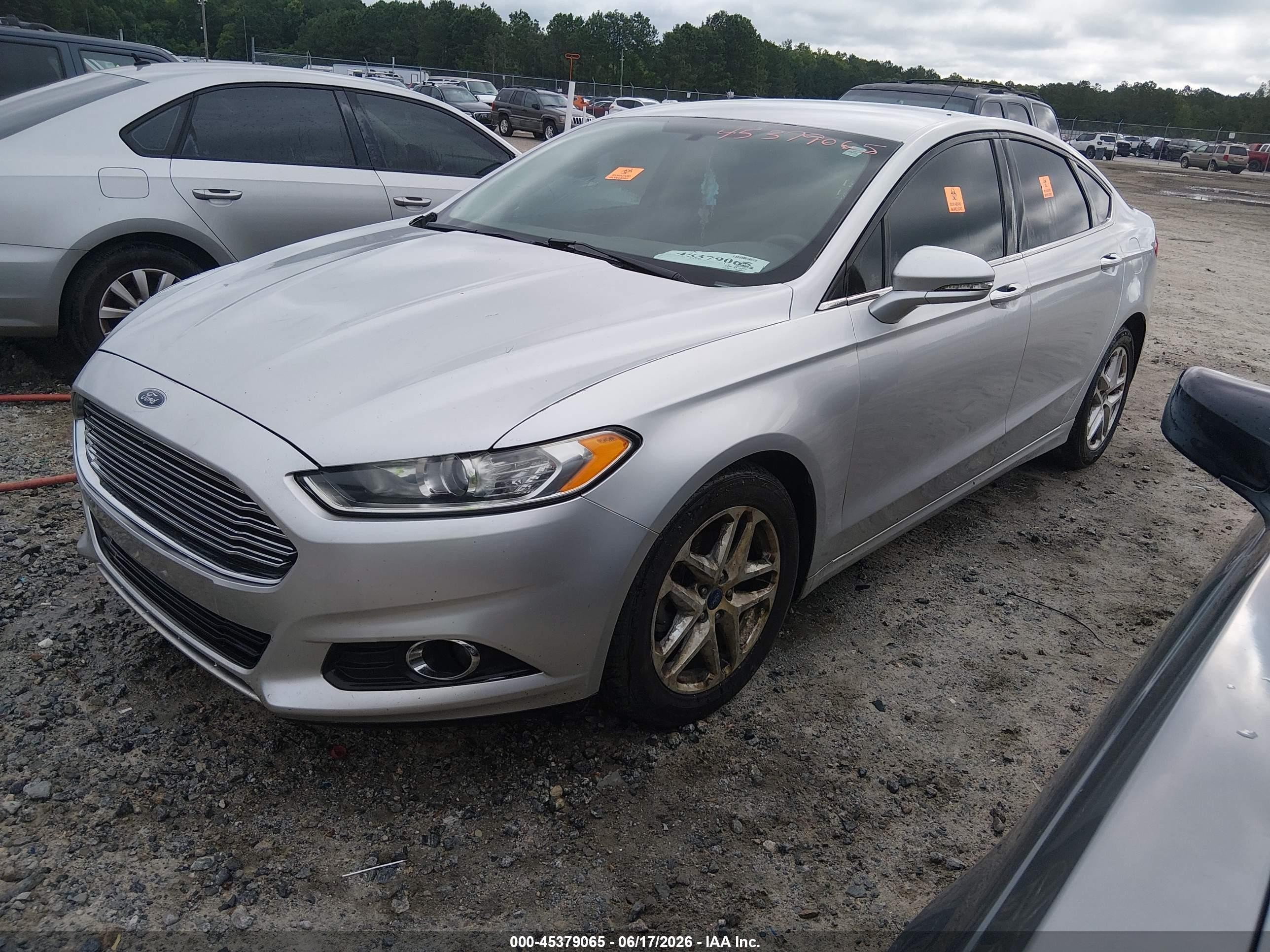 2015 Ford Fusion Se Silver vin: 3FA6P0HD9FR273773
