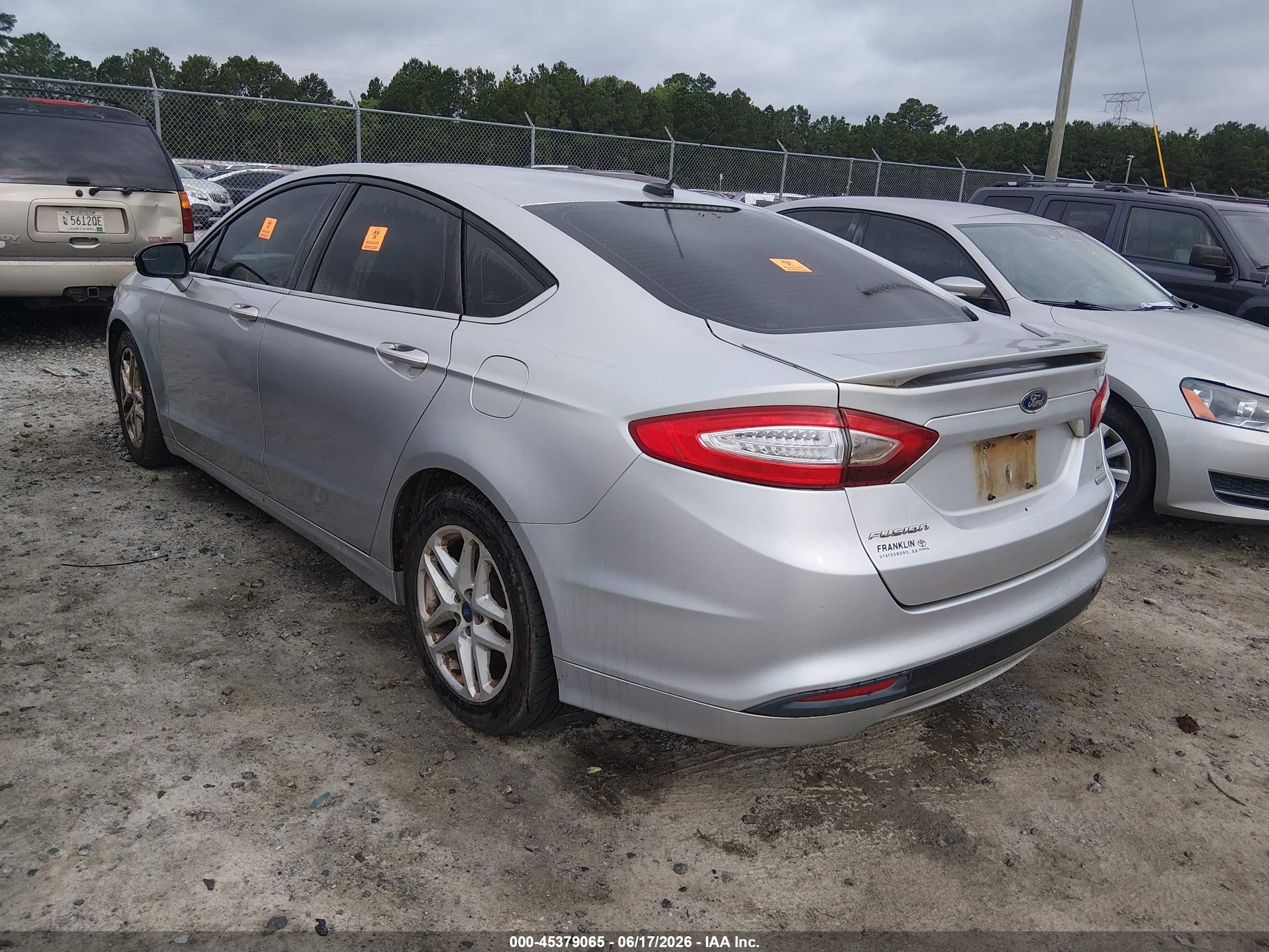 2015 Ford Fusion Se Silver vin: 3FA6P0HD9FR273773
